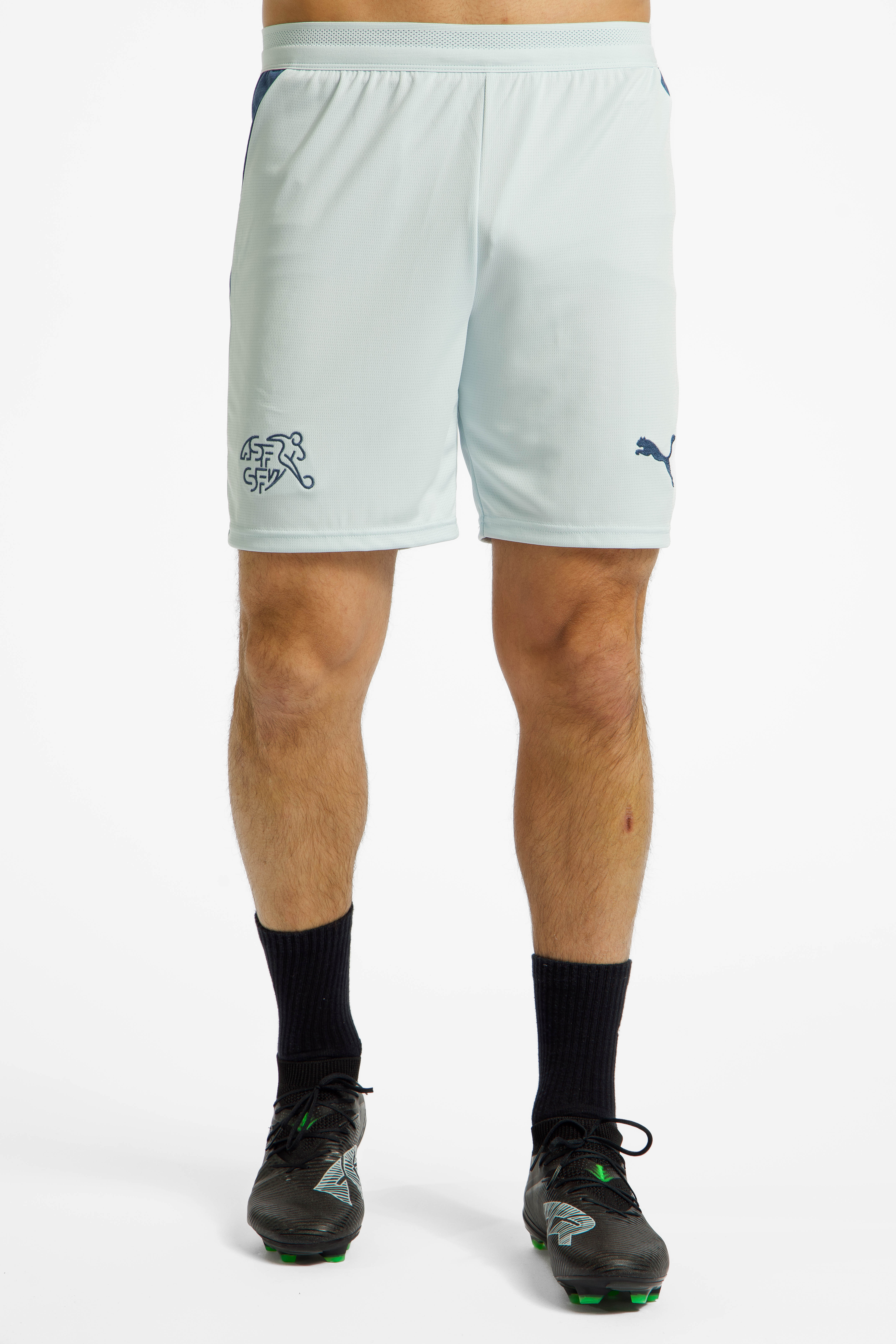 Image of PUMA Schweiz Away Replica Herren Short WM 2026 Blau, Herren, Größe: L