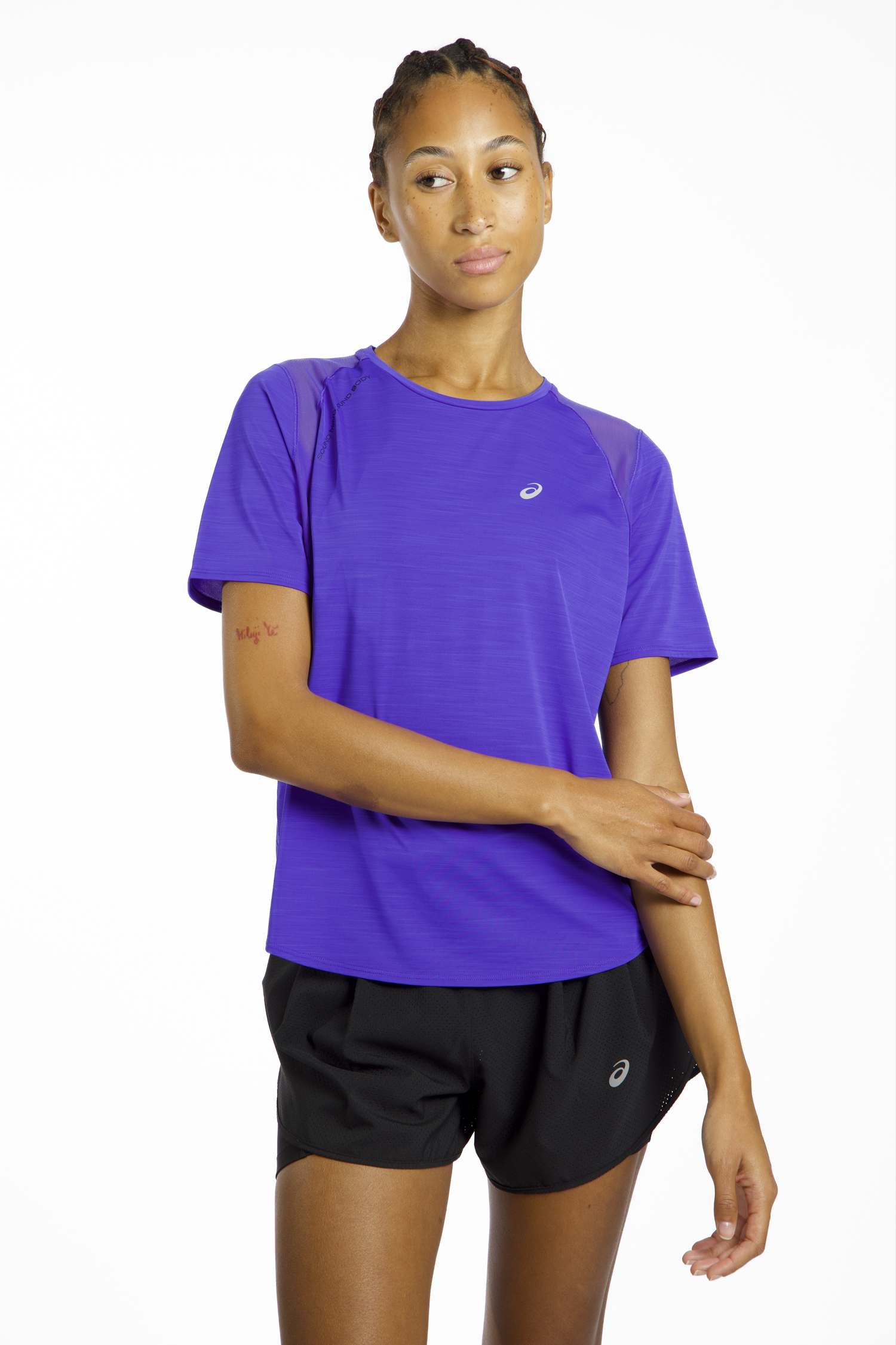 Image of ASICS Road Damen T-Shirt Lila, Damen, Größe: L
