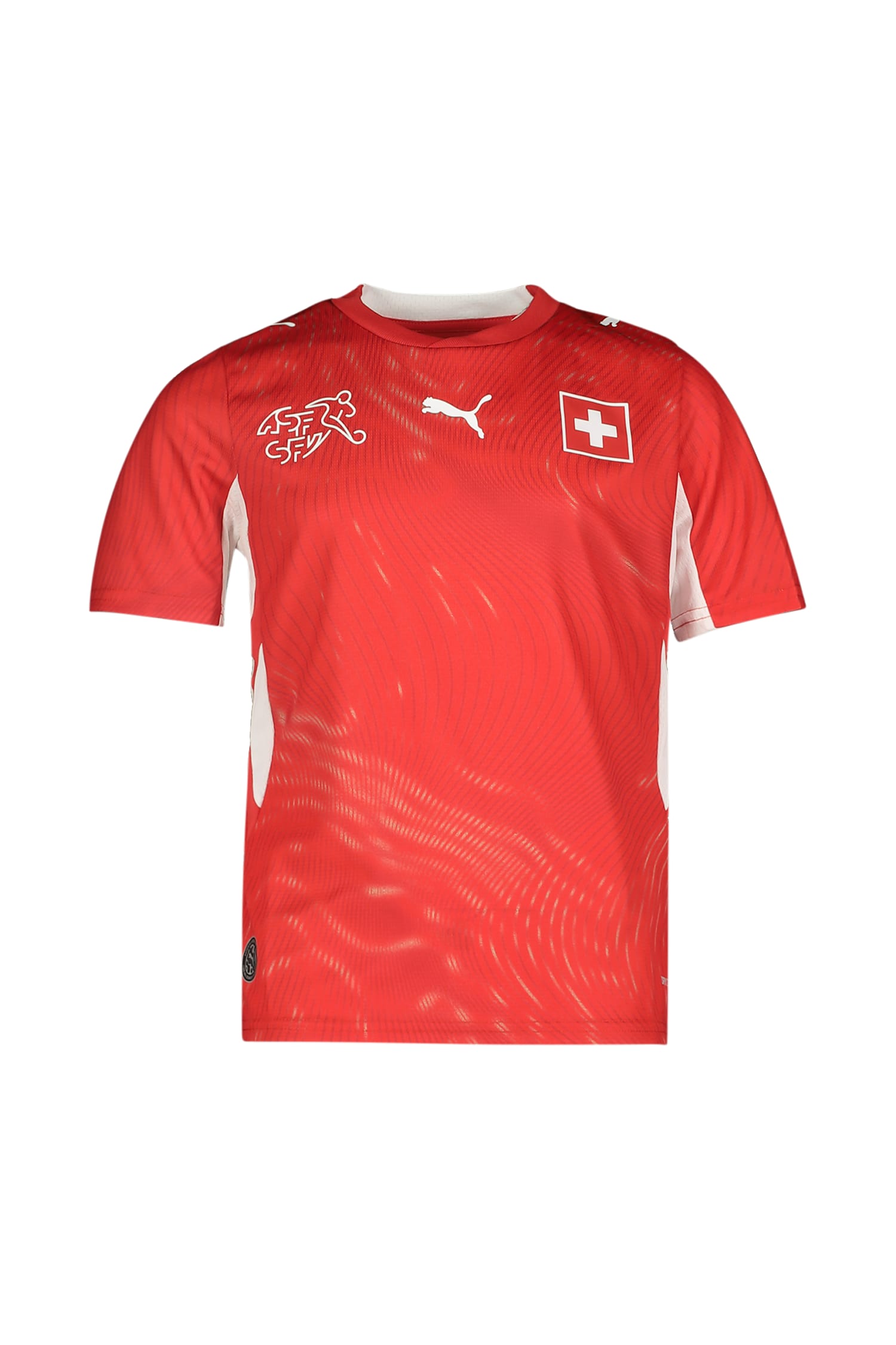 Image of PUMA Schweiz Home Replica Kinder Fussballtrikot WM 2026 Rot, , Größe: 128