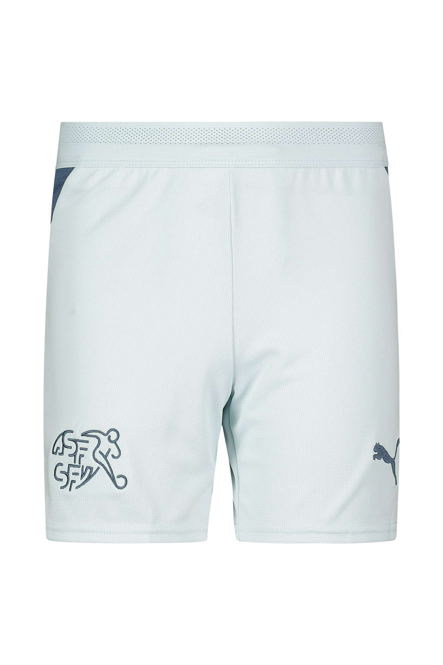 Image of PUMA Schweiz Away Replica Kinder Short WM 2026 Blau, , Größe: 152