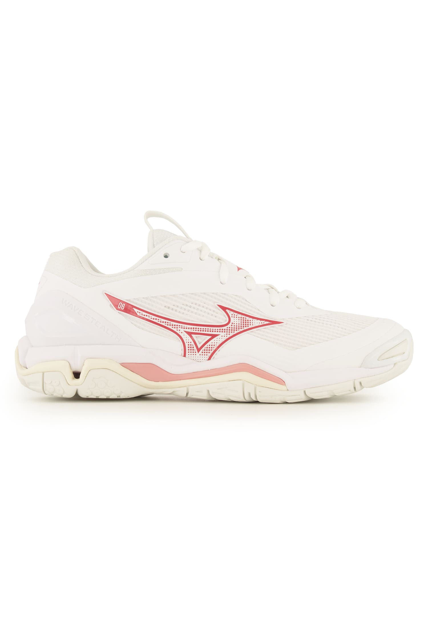 Image of Mizuno Wave Stealth 6 Damen Hallenschuh Weiss, Damen, Größe: 3 1/2