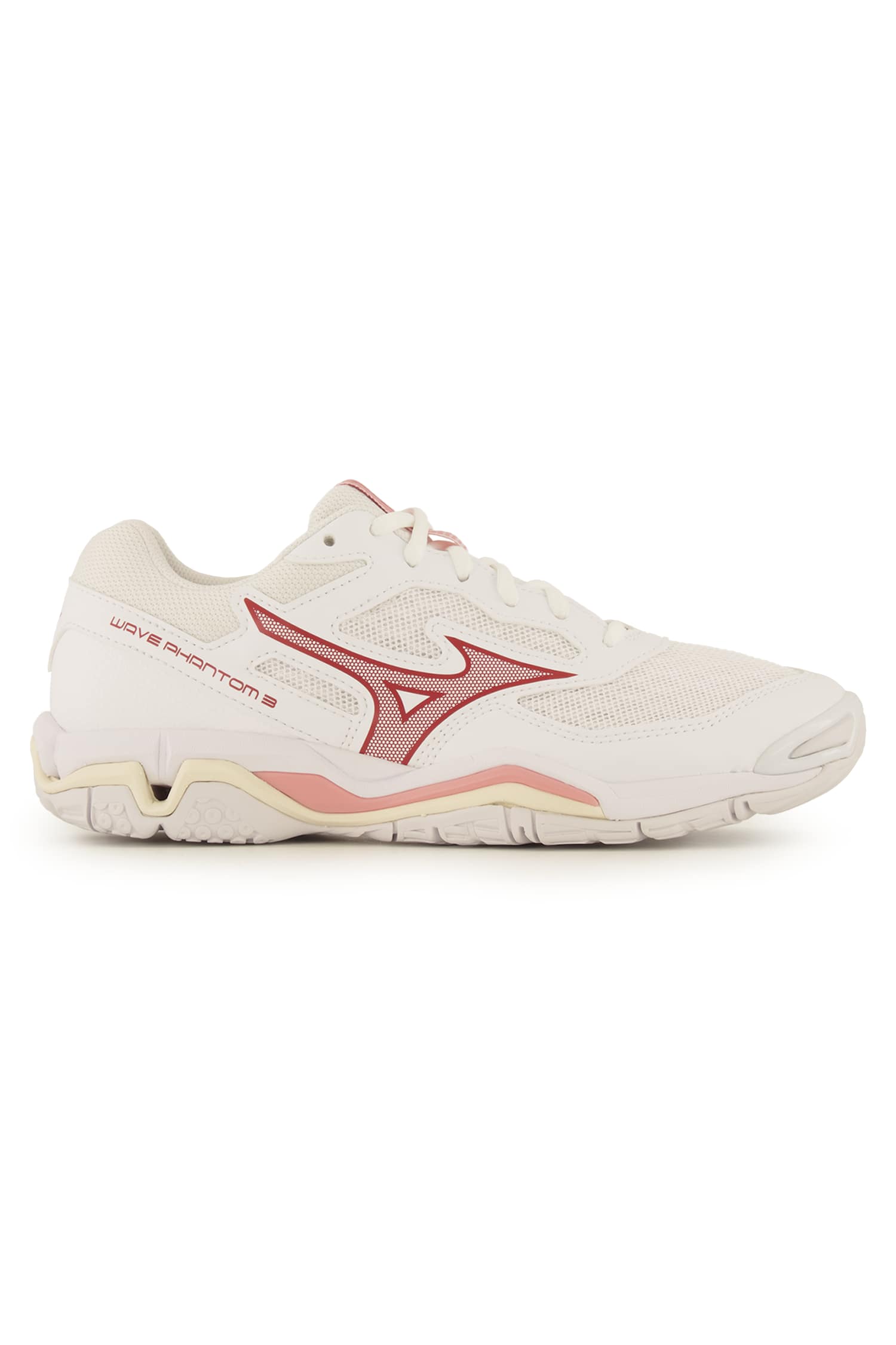 Image of Mizuno Wave Phantom 3 Damen Hallenschuh Weiss, Damen, Größe: 3 1/2