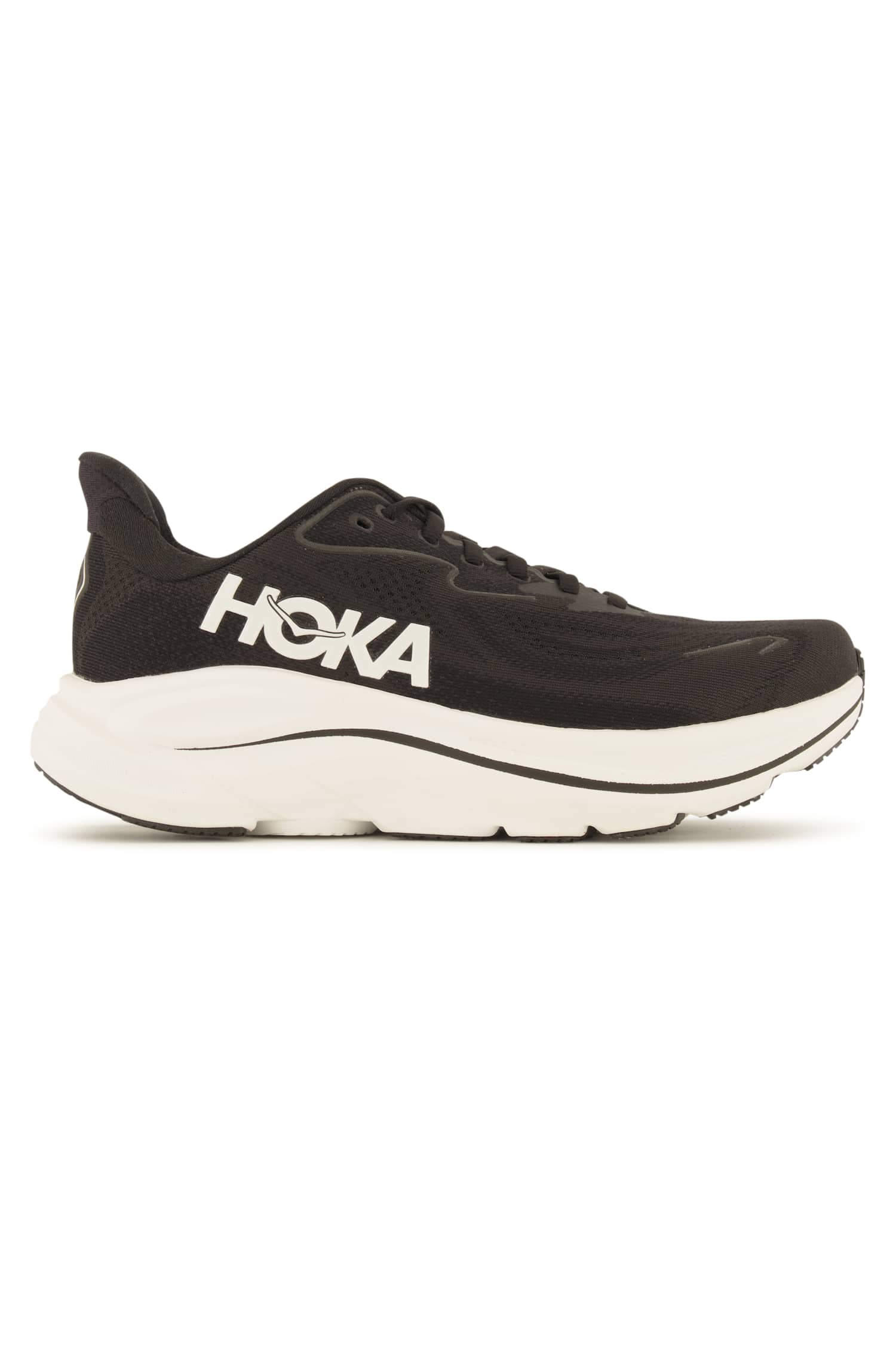 Image of HOKA Clifton 10 Wide Damen Laufschuh Schwarz, Damen, Größe: 10