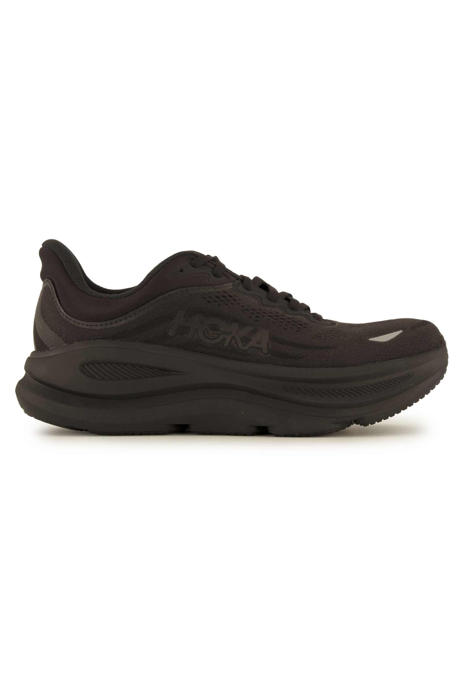 Image of HOKA Bondi 9 Wide Herren Laufschuh Schwarz, Herren, Größe: 11 1/2