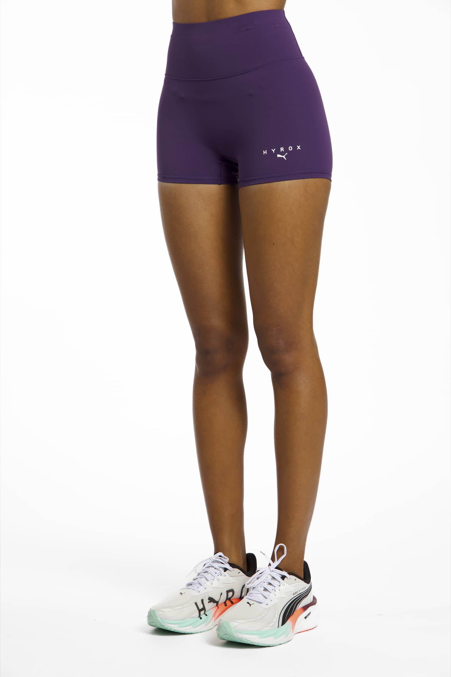 Image of PUMA x HYROX Shapelux 3" Damen Short Lila, Damen, Größe: M