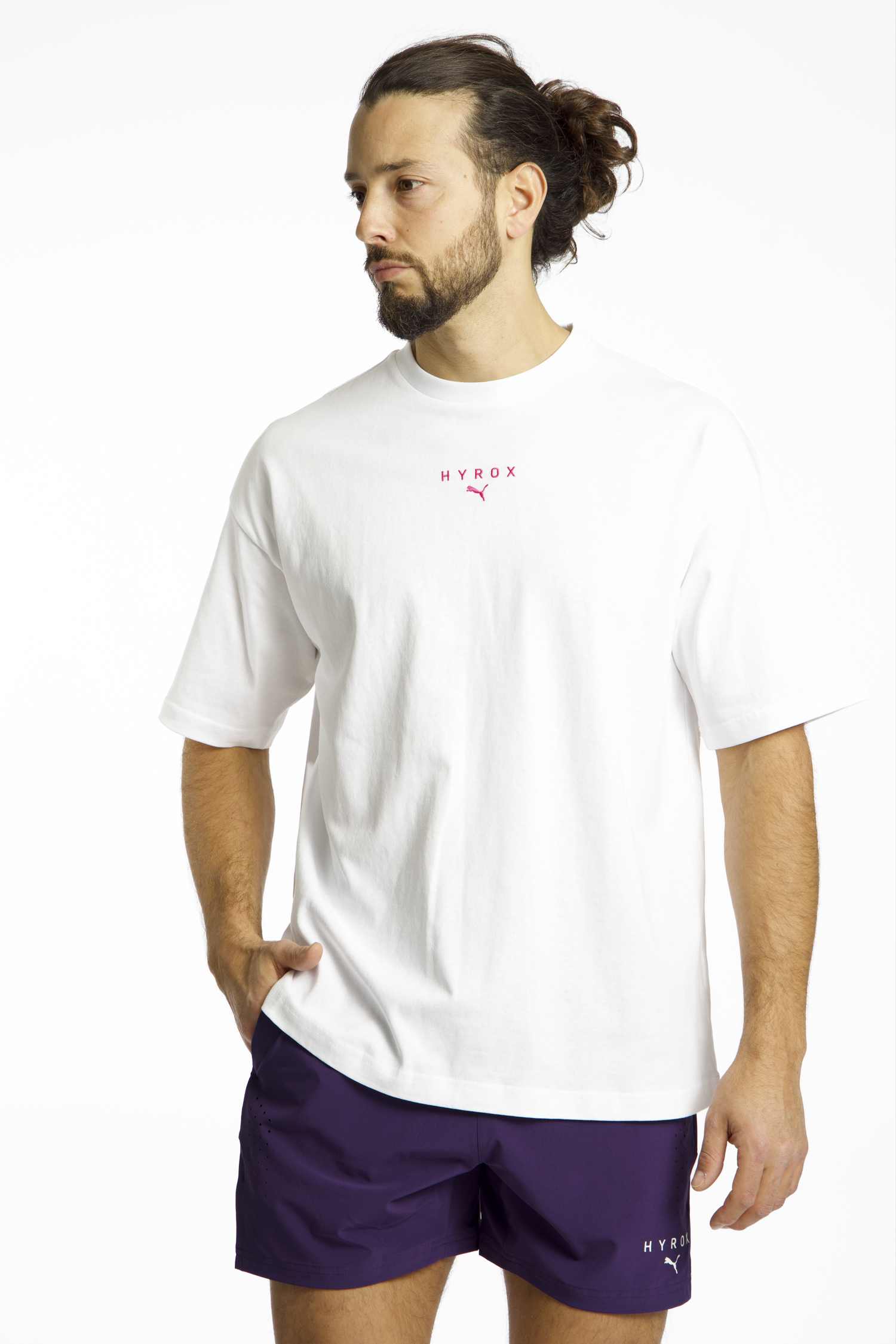 Image of PUMA x HYROX Lifestyle Herren T-Shirt Weiss, Herren, Größe: L