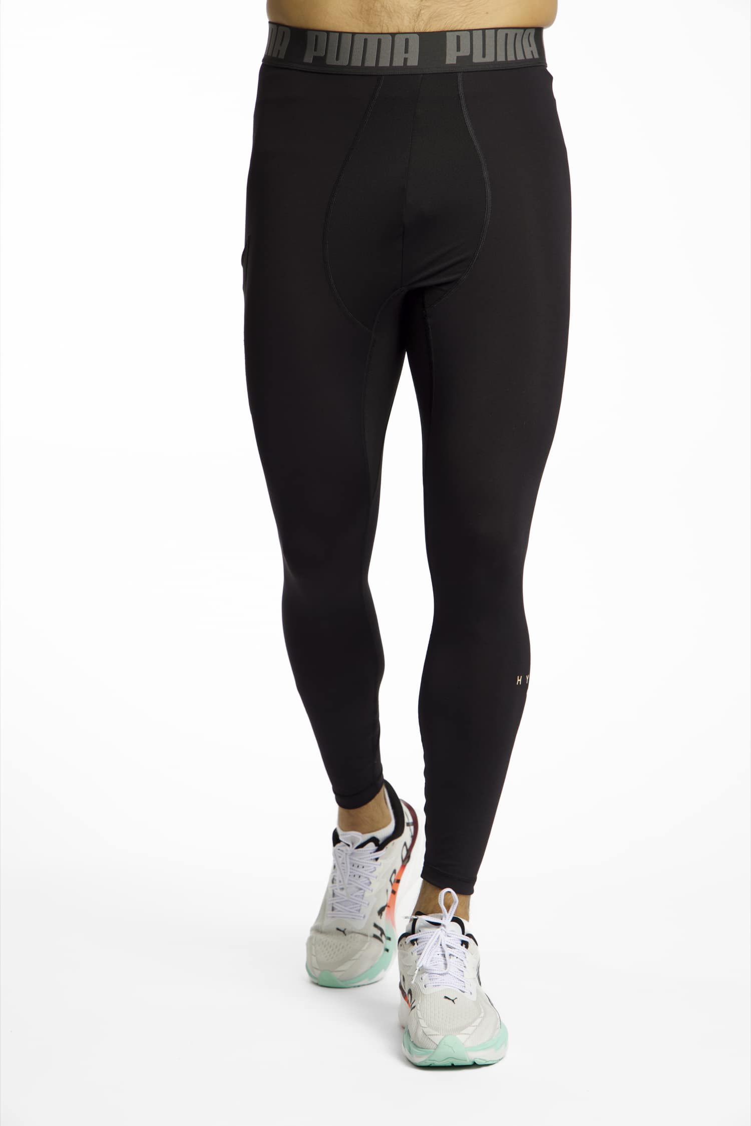 Image of PUMA x HYROX DRYELITE Base Layer Herren Laufhose Schwarz, Herren, Größe: L