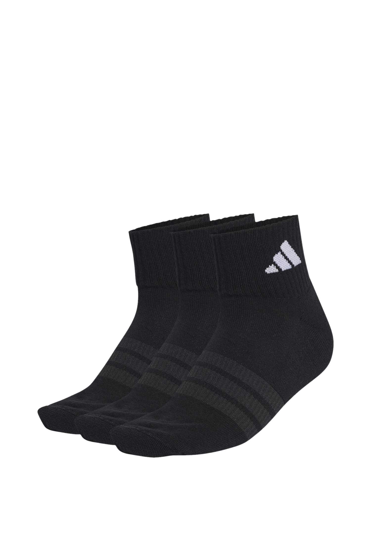 Image of adidas 3-Pack Cushioned Ankle 37-39 Socken Schwarz, Herren, Größe: I