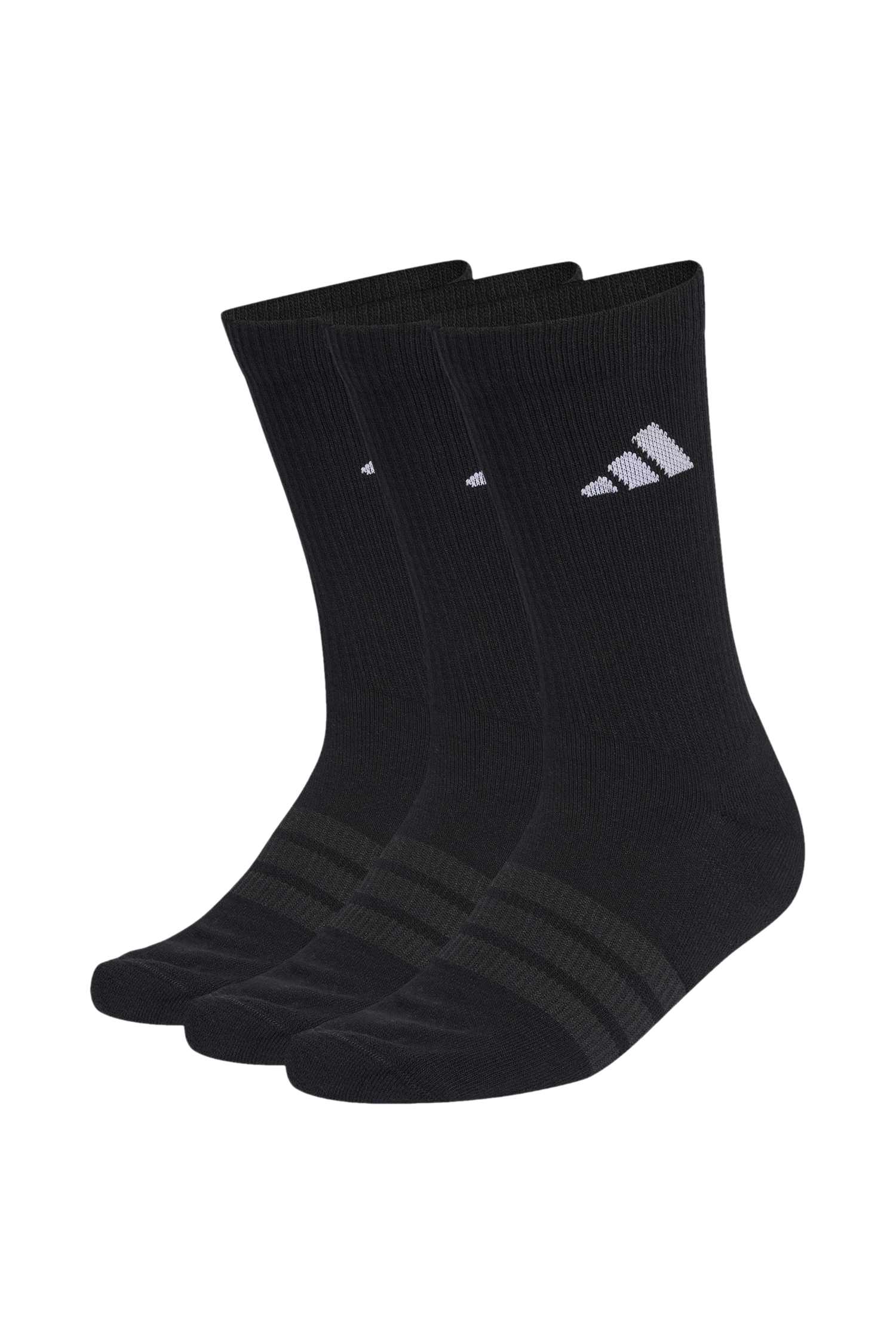 Image of adidas 3-Pack Cushioned Crew 43-45 Socken Schwarz, Herren, Größe: III