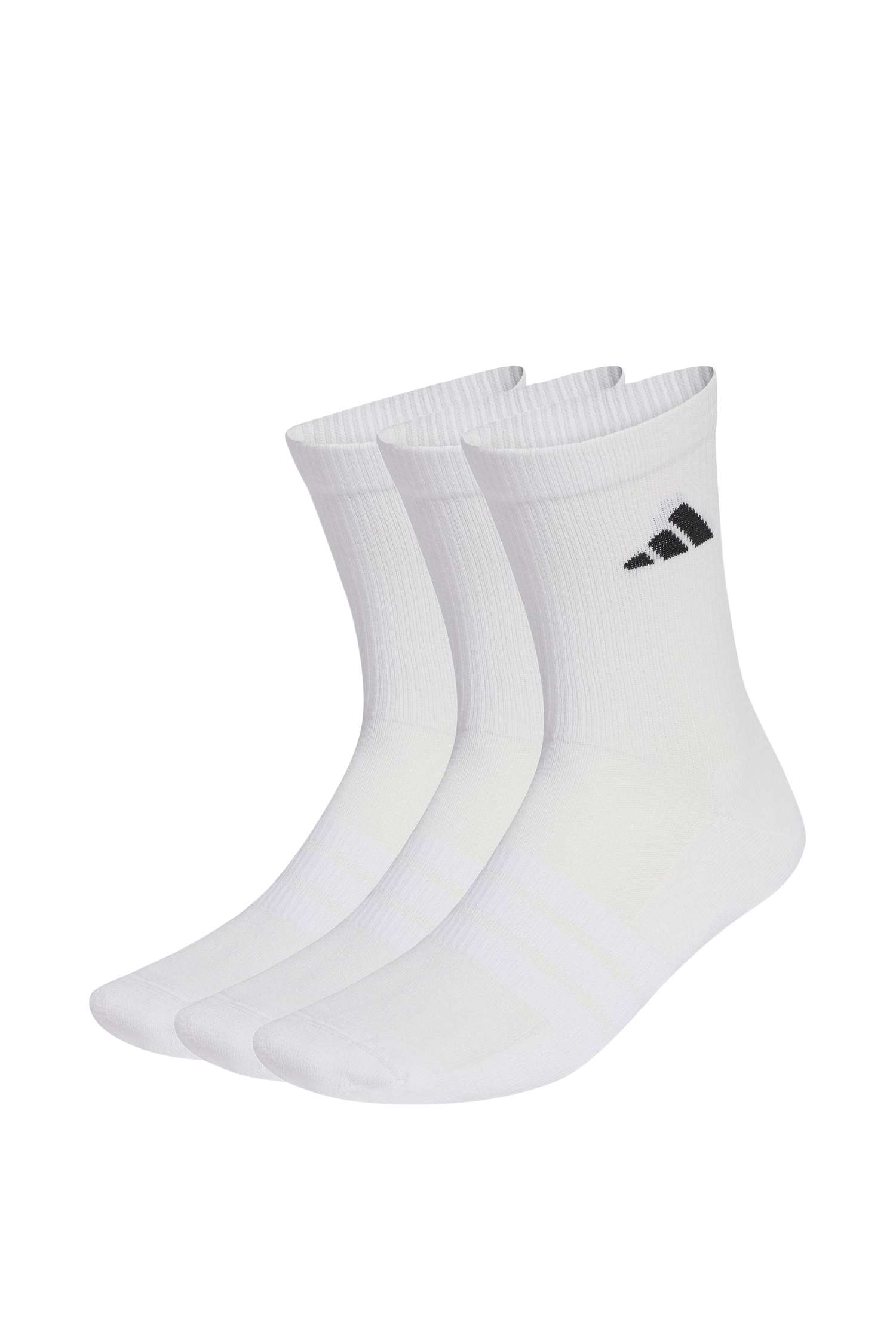Image of adidas 3-Pack Cushioned Crew 37-39 Socken Weiss, Herren, Größe: I