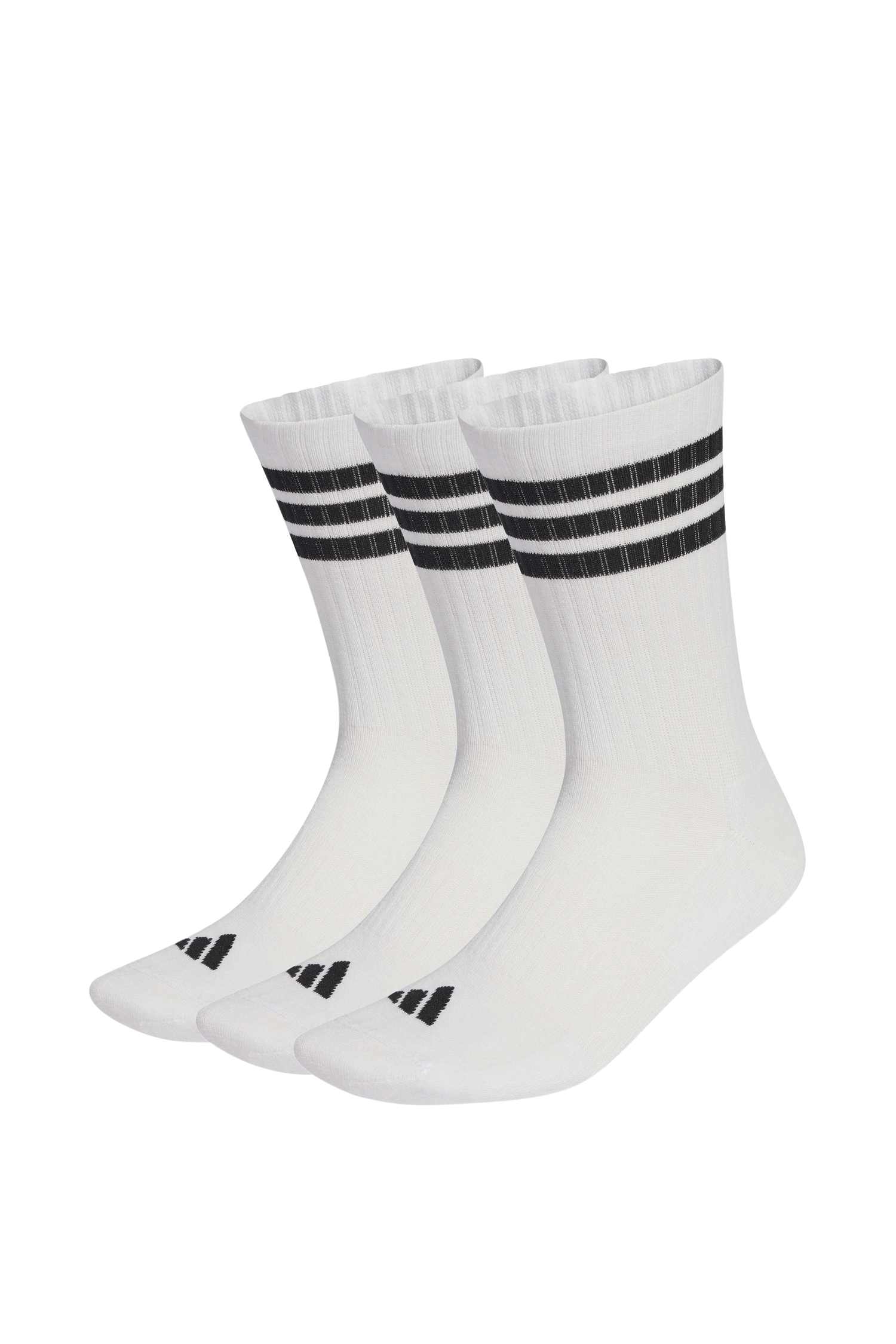 Image of adidas 3-Pack 3S Cushioned Crew 37-45 Socken Weiss, Herren, Größe: II