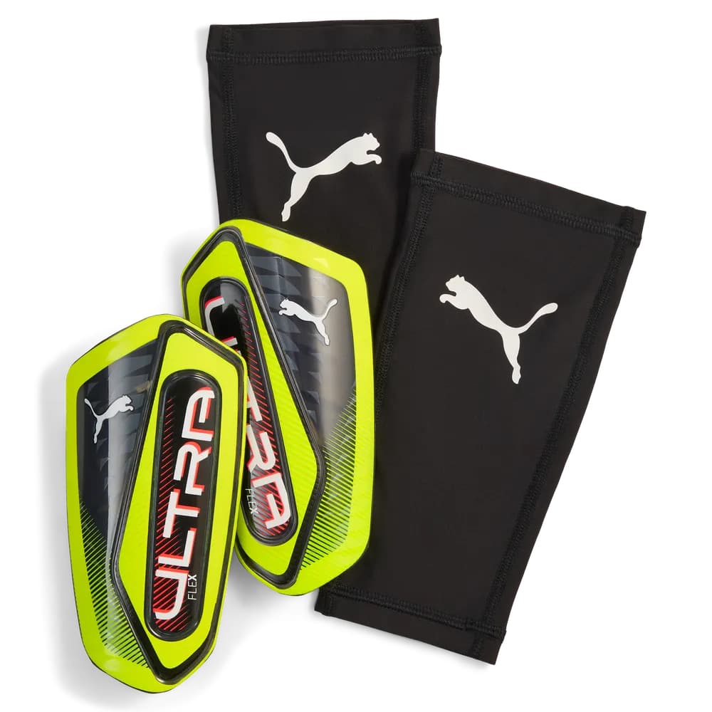 Image of PUMA ULTRA Flex Sleeve Schienbeinschoner Gelb, Herren, Größe: L