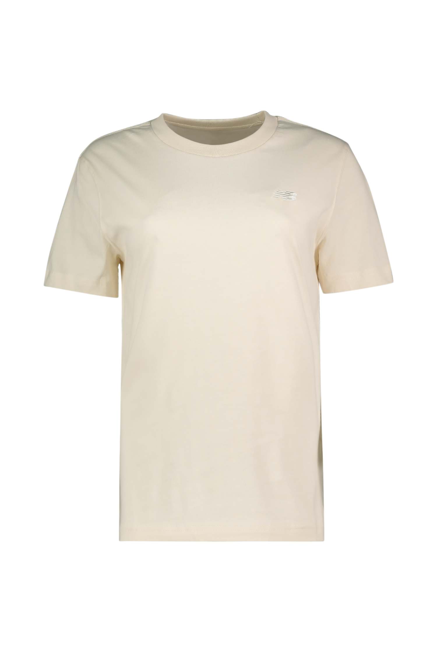 Image of New Balance Jersey Small Logo Damen T-Shirt Beige, Damen, Größe: M