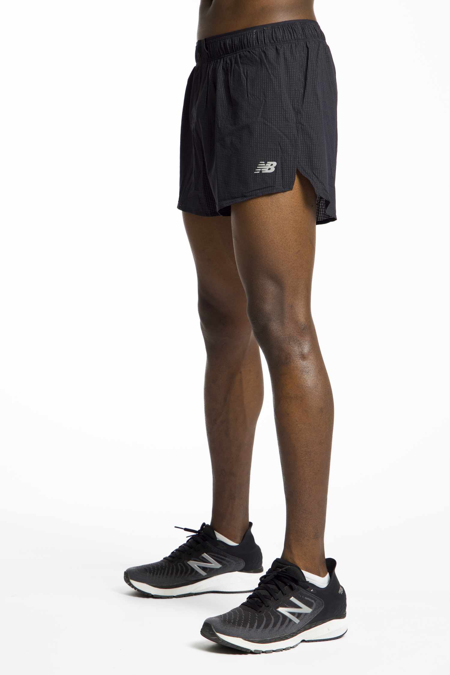 Image of New Balance RC Ultra Light Split 3" Herren Short Schwarz, Herren, Größe: L