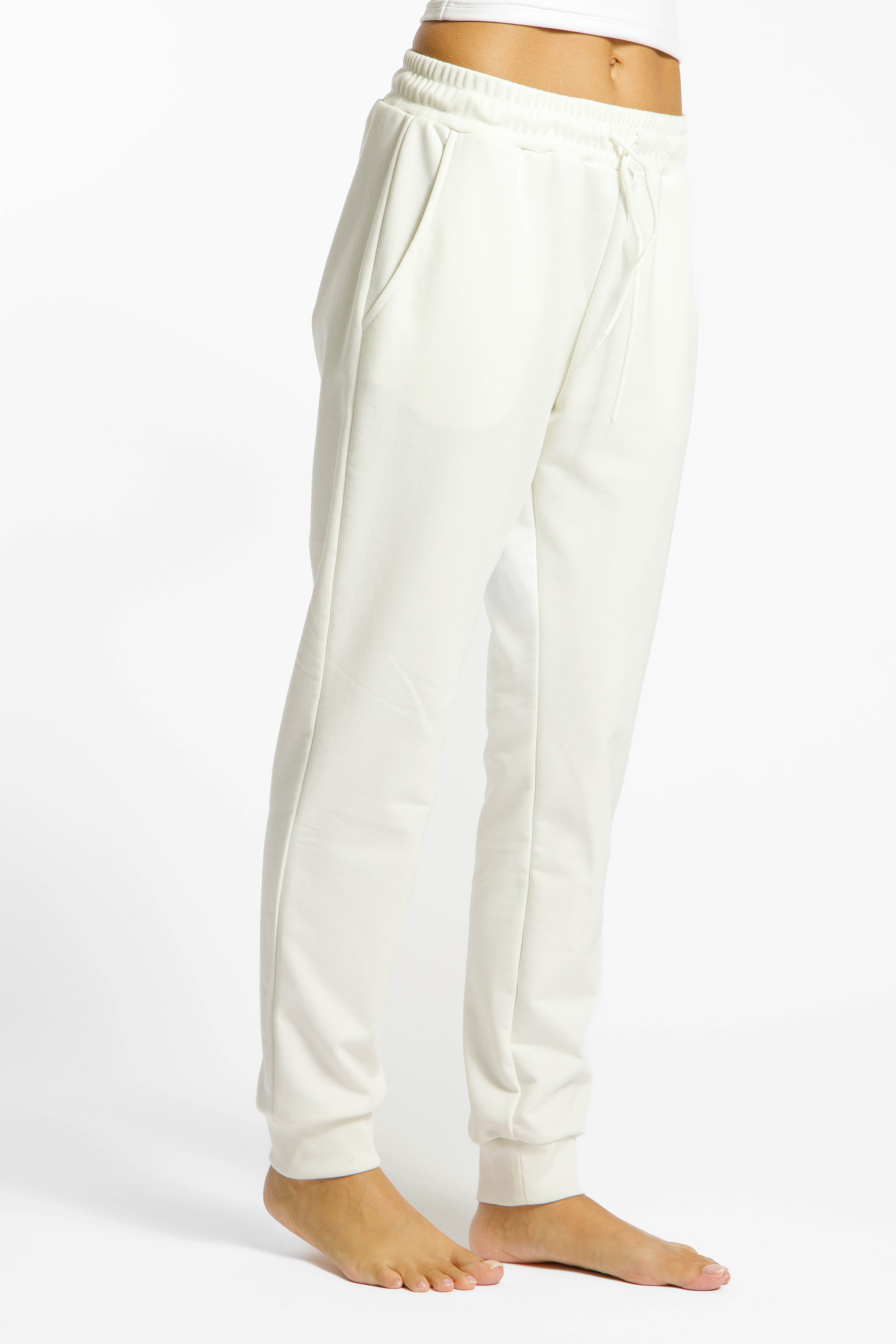 Image of POWERZONE Damen Trainerhose Weiss, Damen, Größe: L