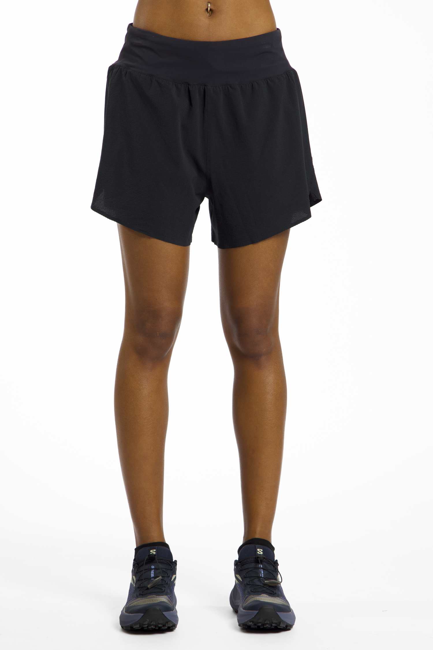 Image of Salomon Sense Aero Stow 4" Damen Short Schwarz, Damen, Größe: S