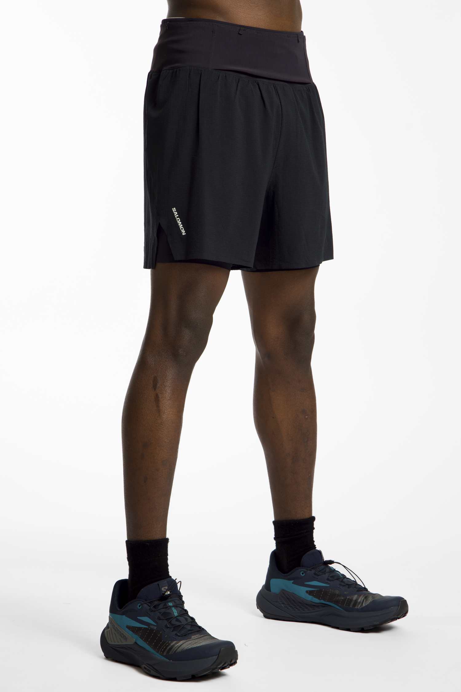 Image of Salomon Sense Aero Trail 5" 2in1 Herren Short Schwarz, Herren, Größe: L