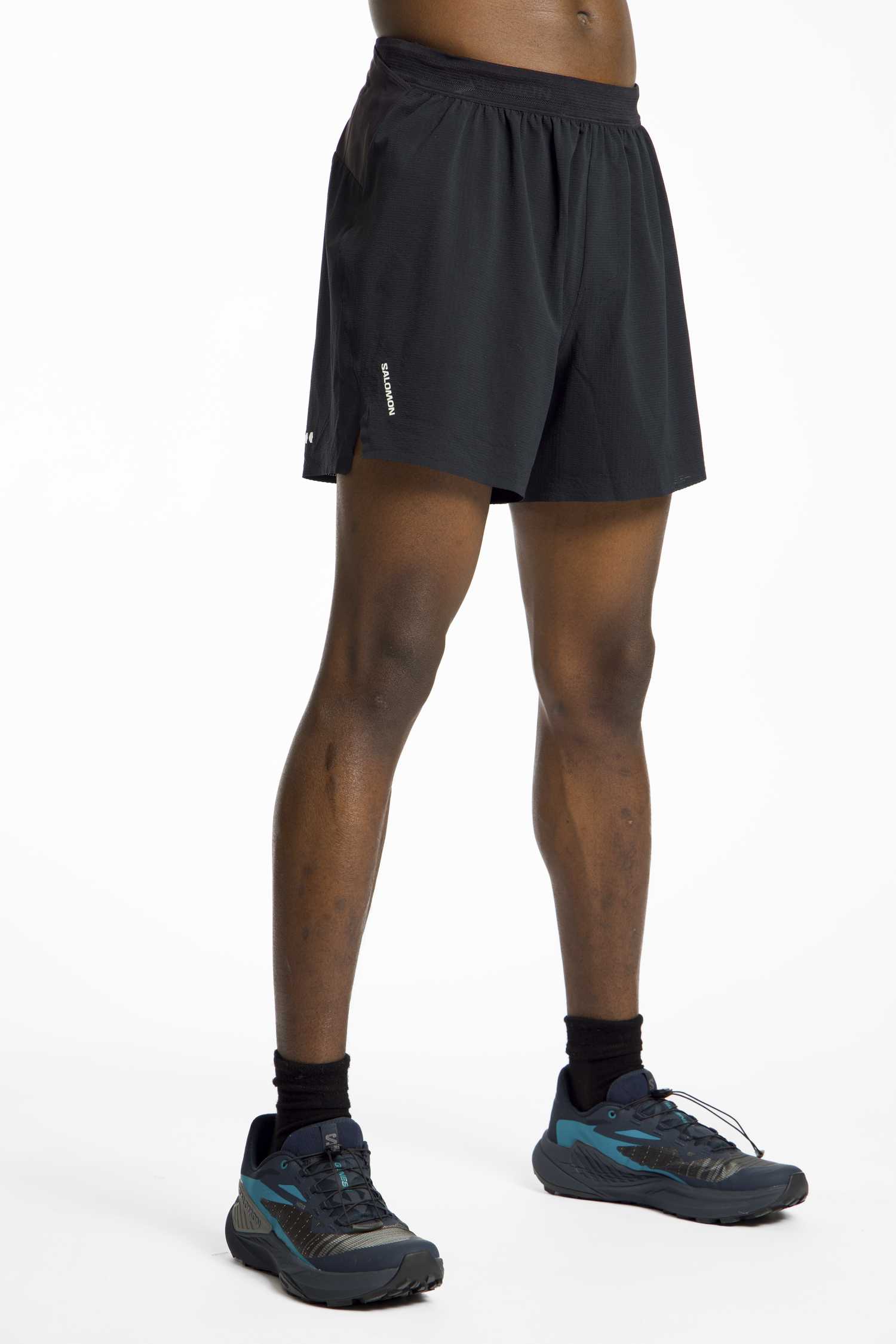 Image of Salomon Sense Aero Stow 5" Herren Short Schwarz, Herren, Größe: L