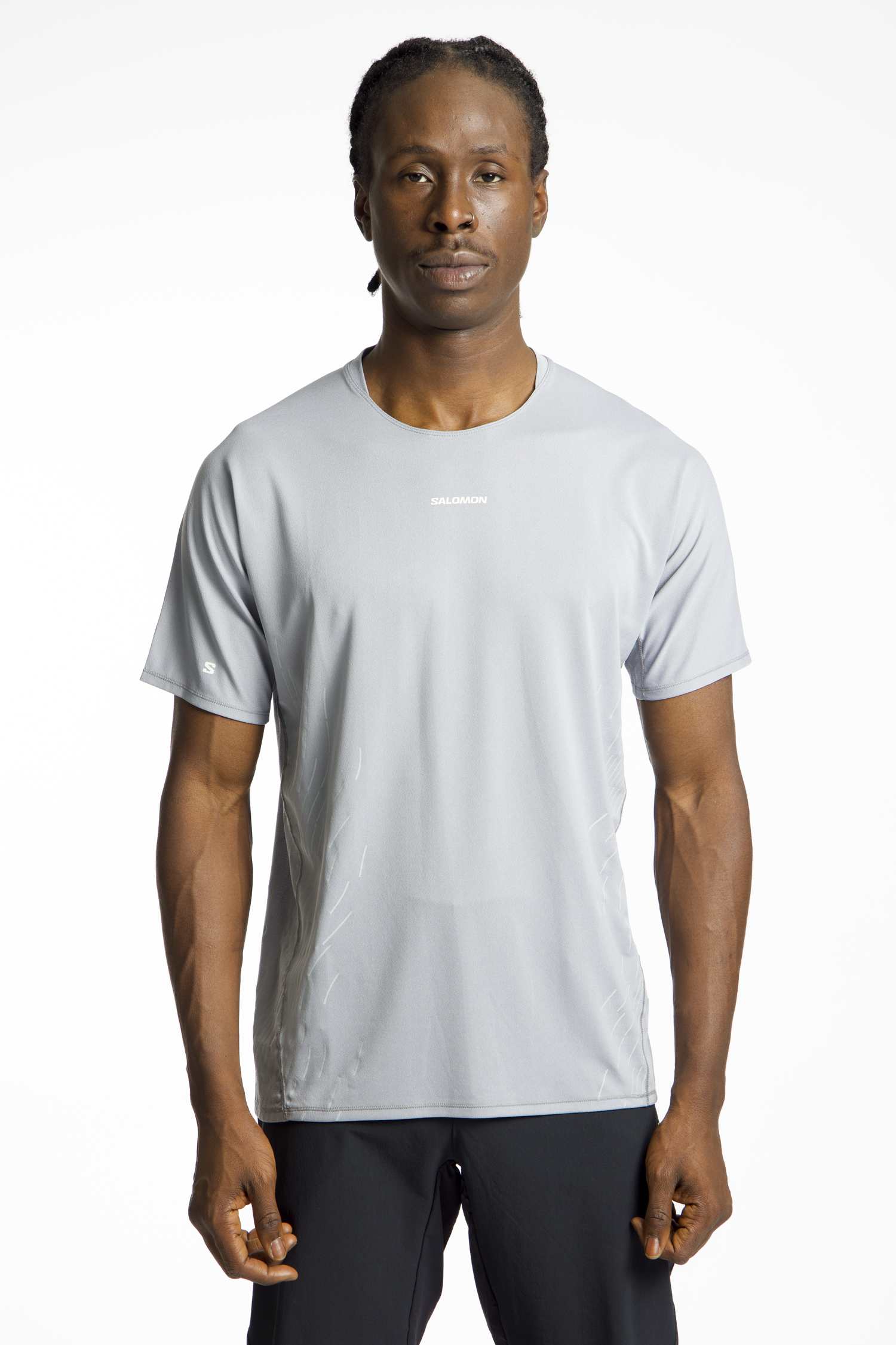 Image of Salomon Sense Aero Graphic Herren T-Shirt Grau, Herren, Größe: L