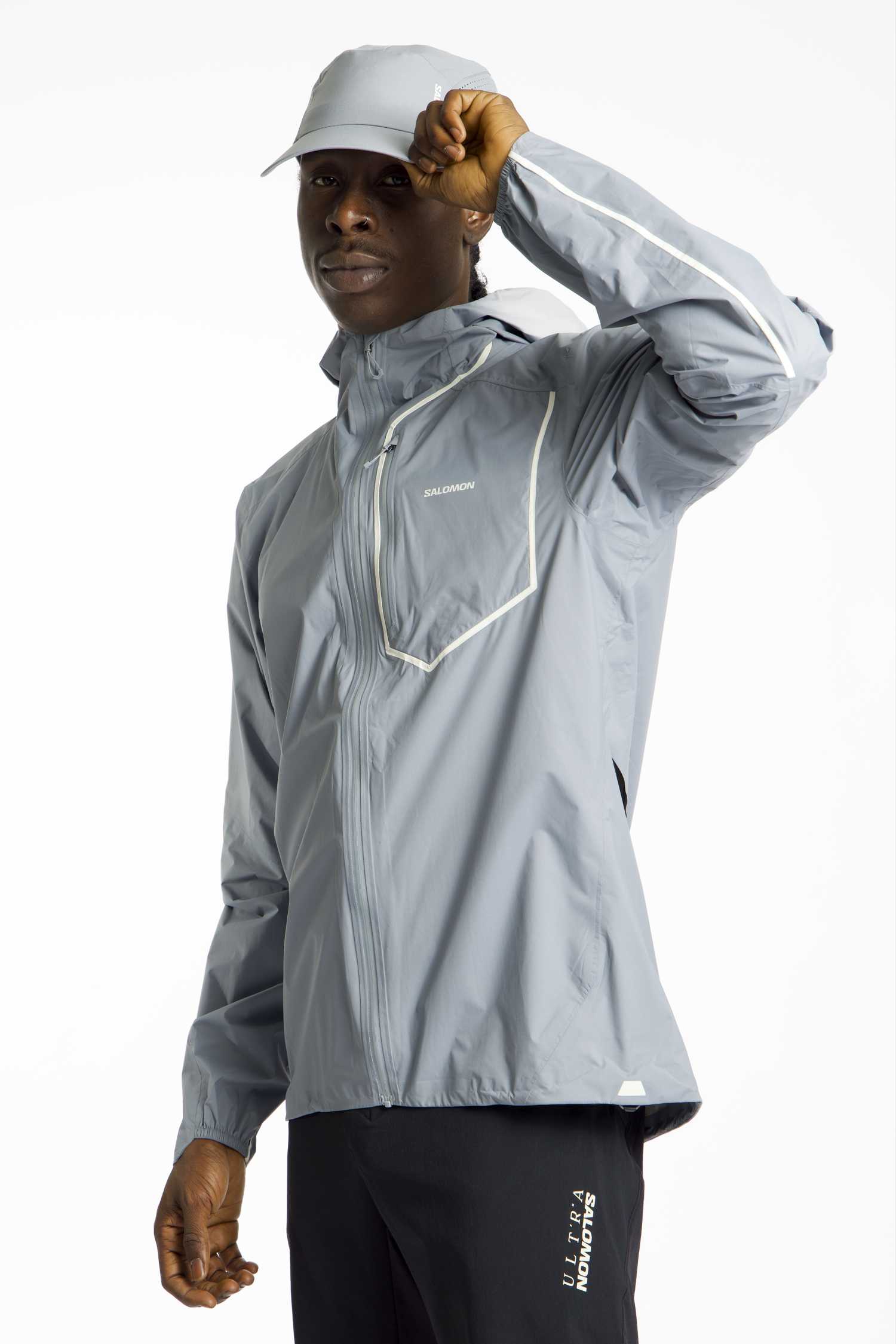 Image of Salomon Bonatti Pro Herren Laufjacke Grau, Herren, Größe: L