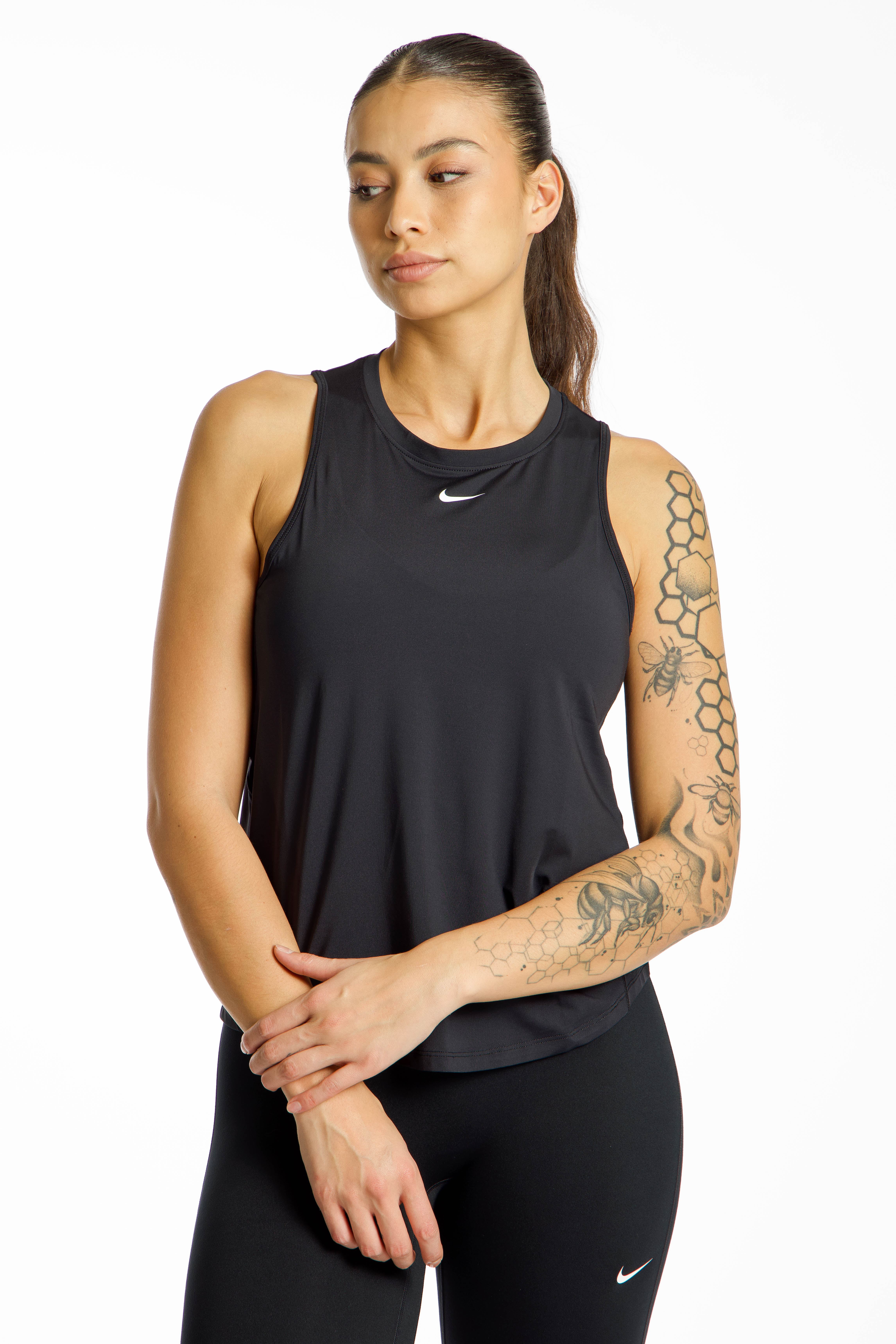 Image of Nike One Classic Dri-FIT Damen Top Schwarz, Damen, Größe: S