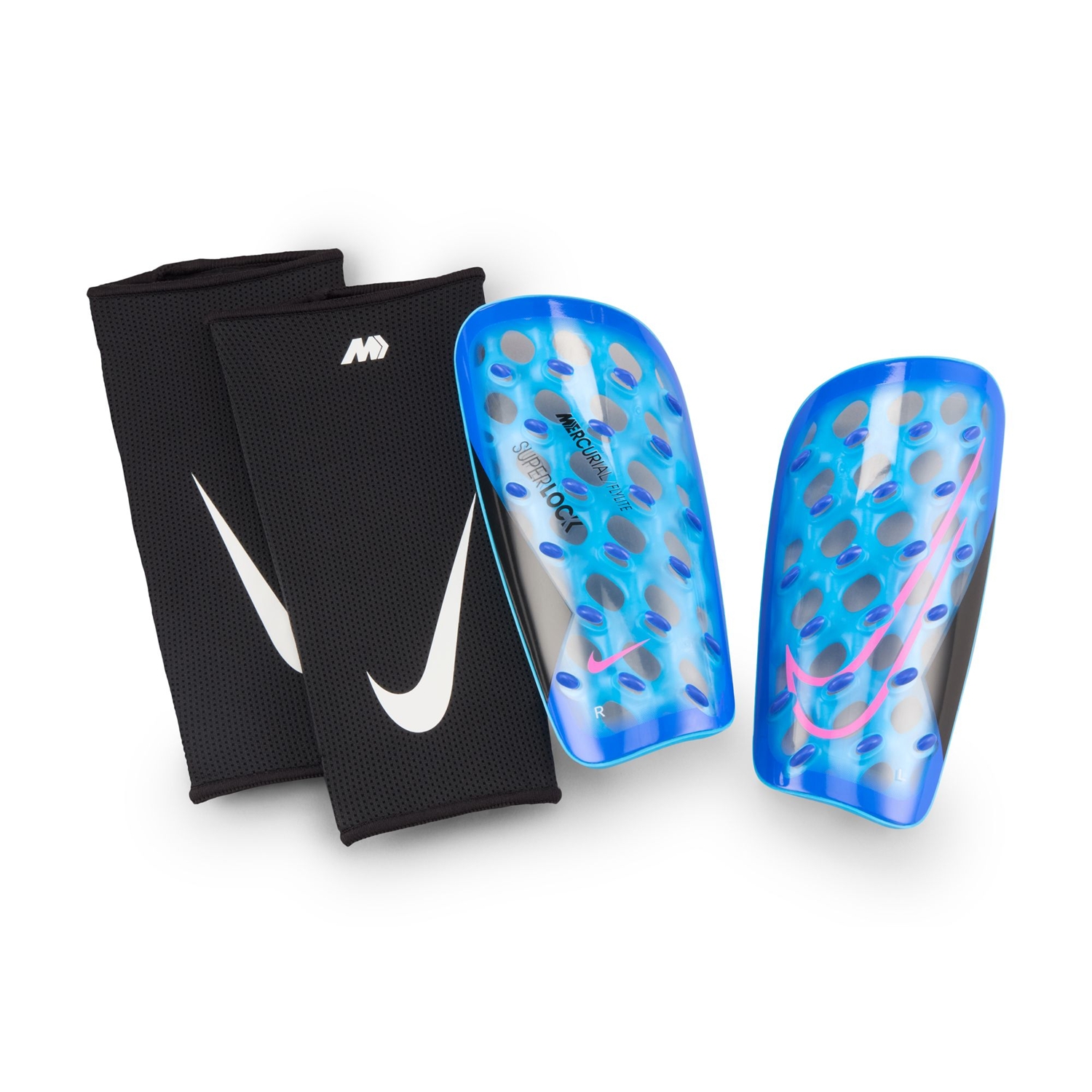 Image of Nike Mercurial FlyLite SuperLock Schienbeinschoner Blau, Herren, Größe: L