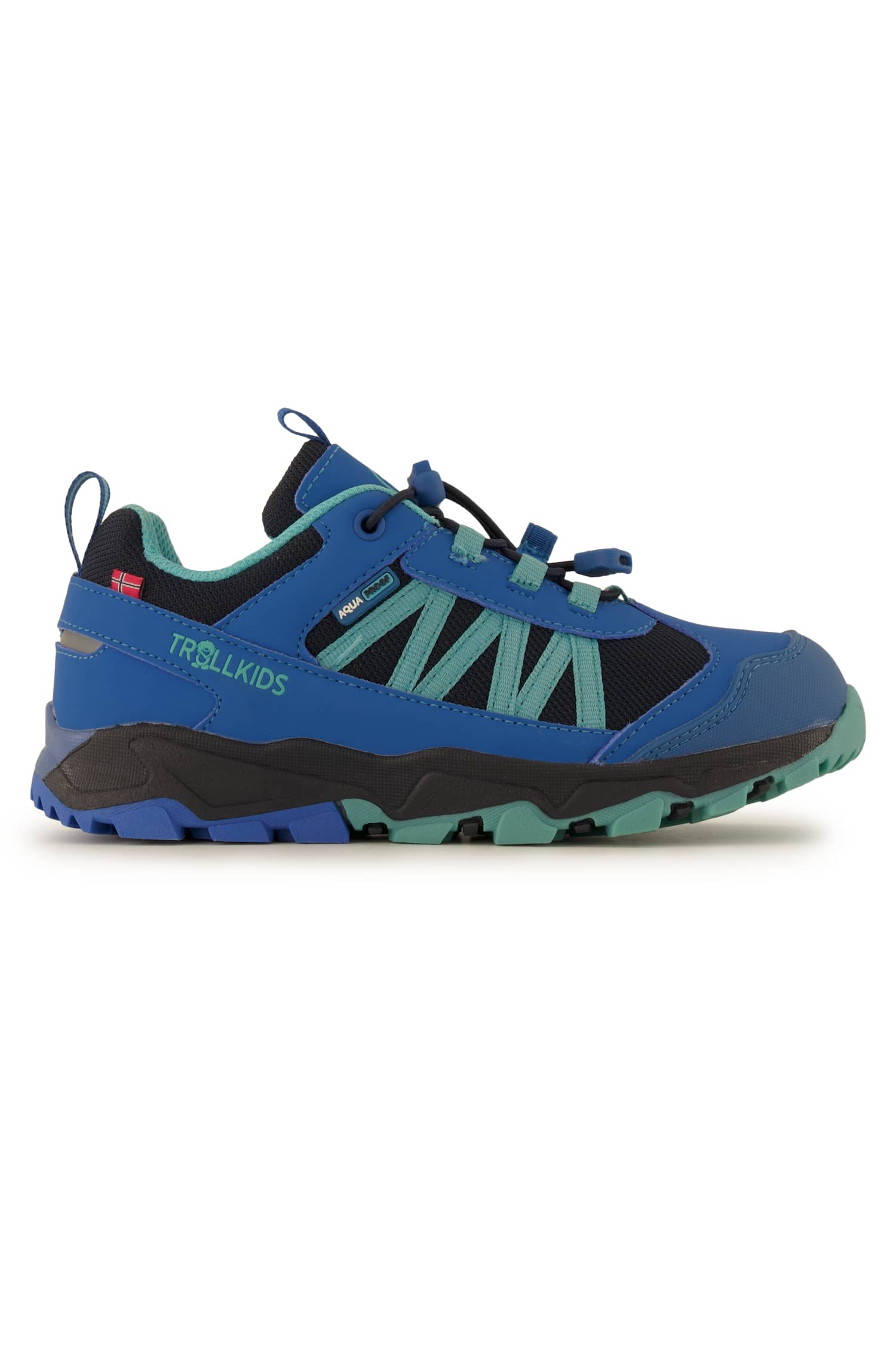 Image of Trollkids Tronfjell Hiker Mid Kinder Wanderschuh Blau, , Größe: 28