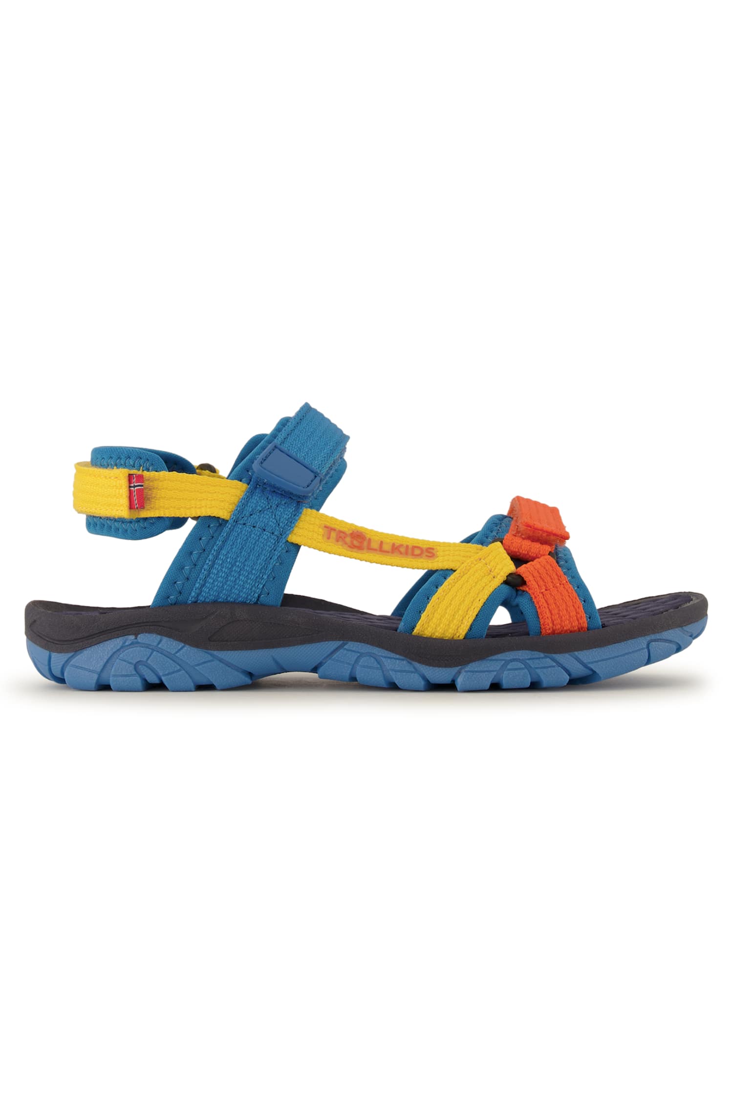 Trollkids Oslofjord Kinder Trekkingsandale Blau, , Größe: 36