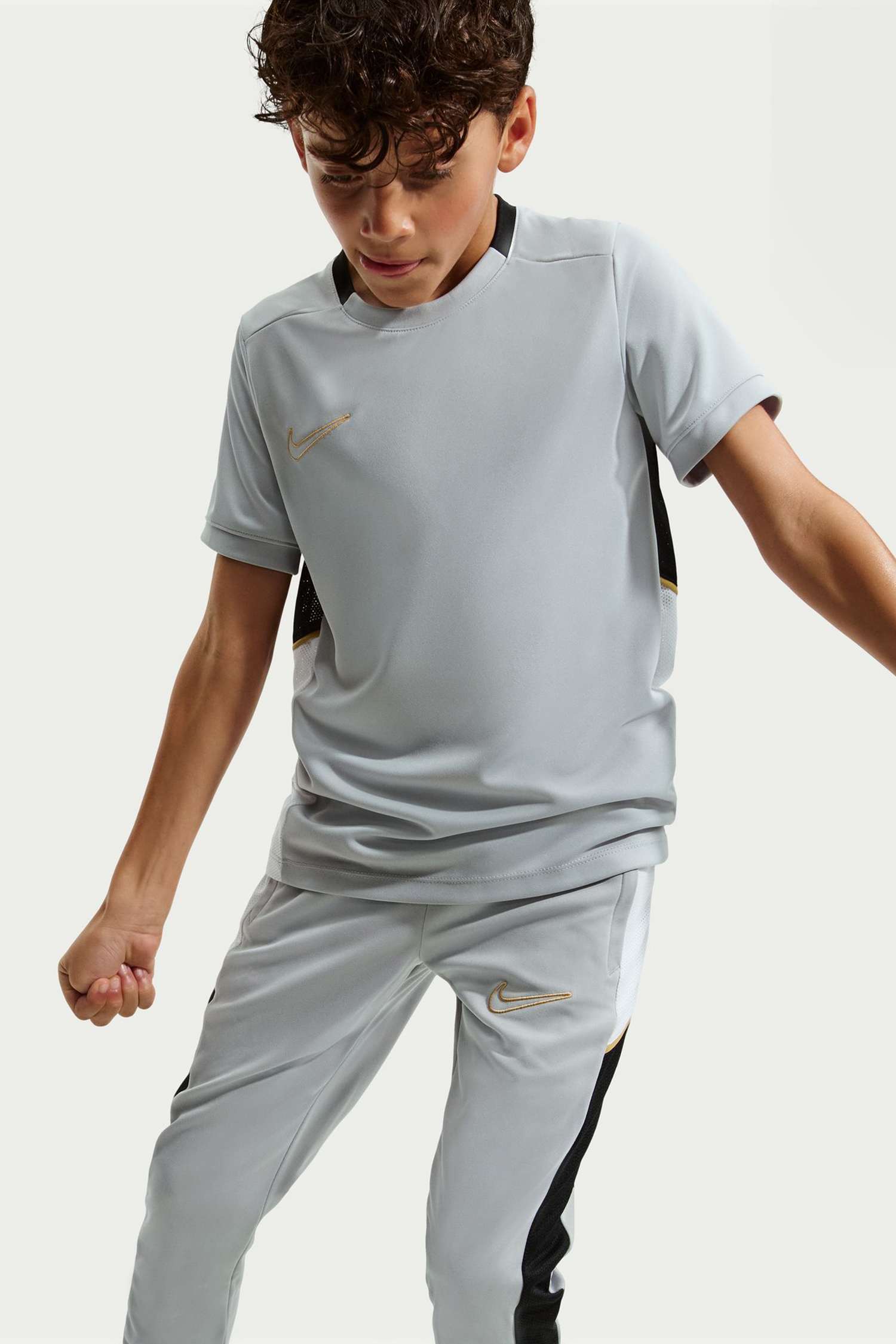 Image of Nike Dri-Fit Academy 25 Kinder T-Shirt Grau, , Größe: 128