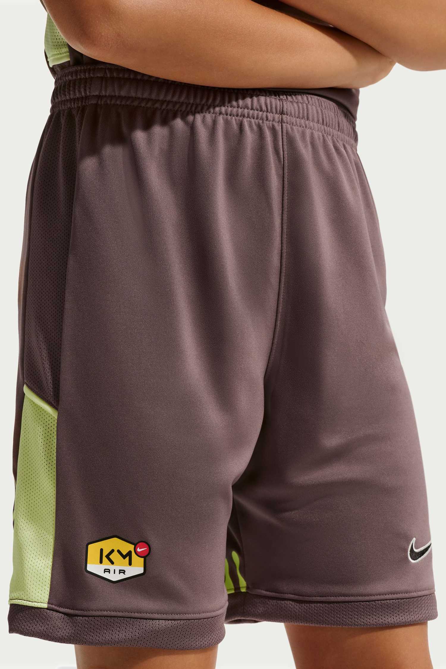Image of Nike Dri-FIT Academy Kylian Mbappé Kinder Short Braun, , Größe: 128