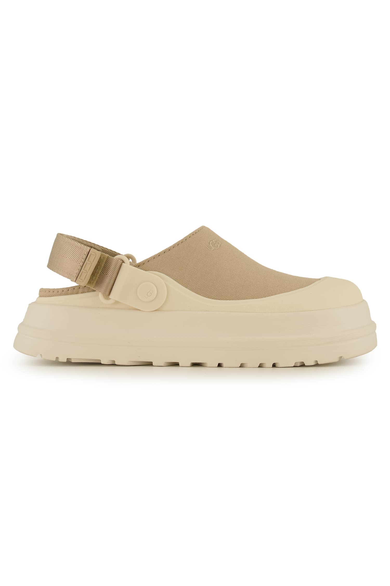 Image of UGG GoldenGlow Canvas Damen Slipper Braun, Damen, Größe: 10