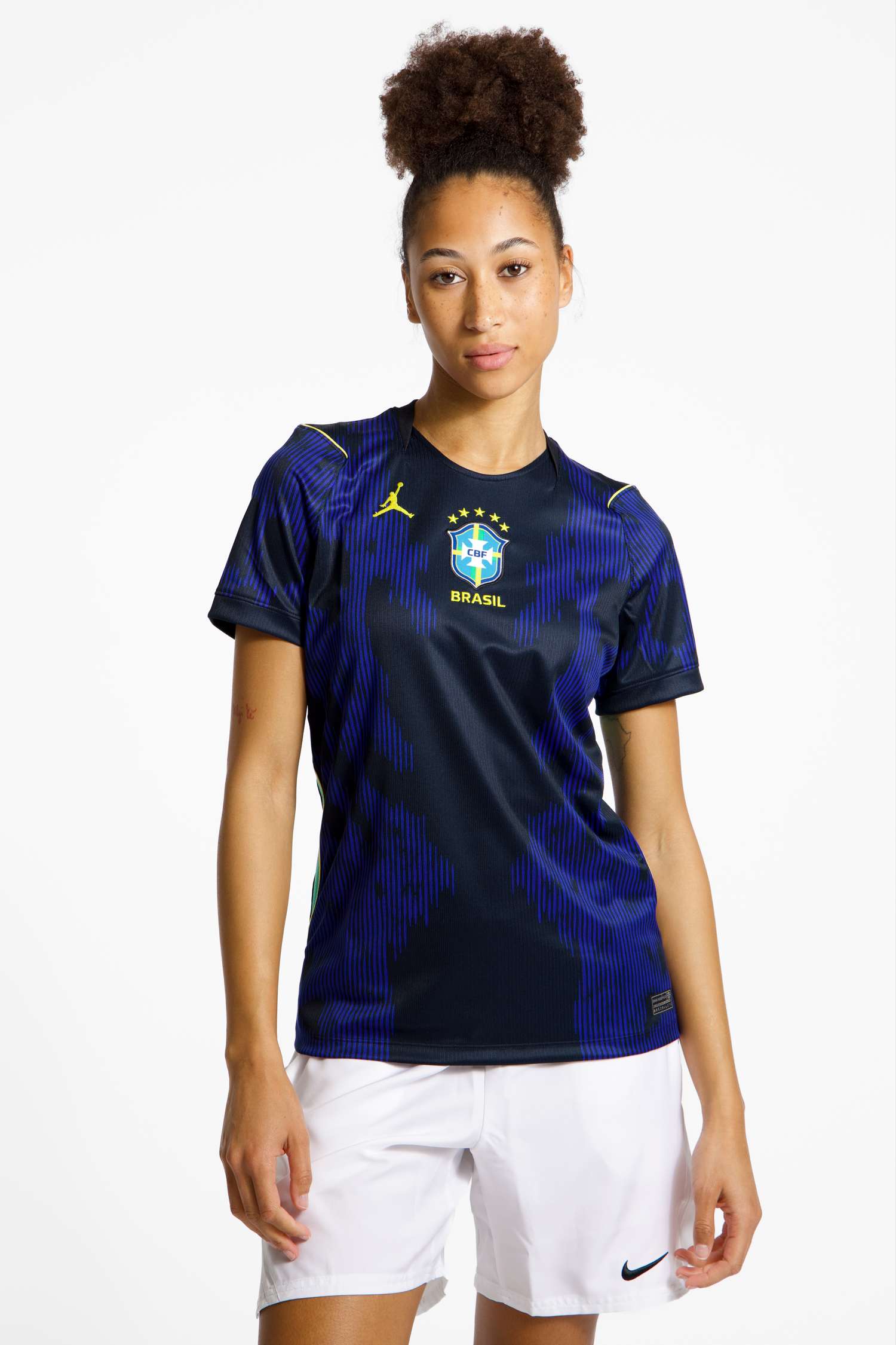 Image of Nike Brasilien Away Replica Damen Fussballtrikot WM 2026 Blau, Damen, Größe: XL
