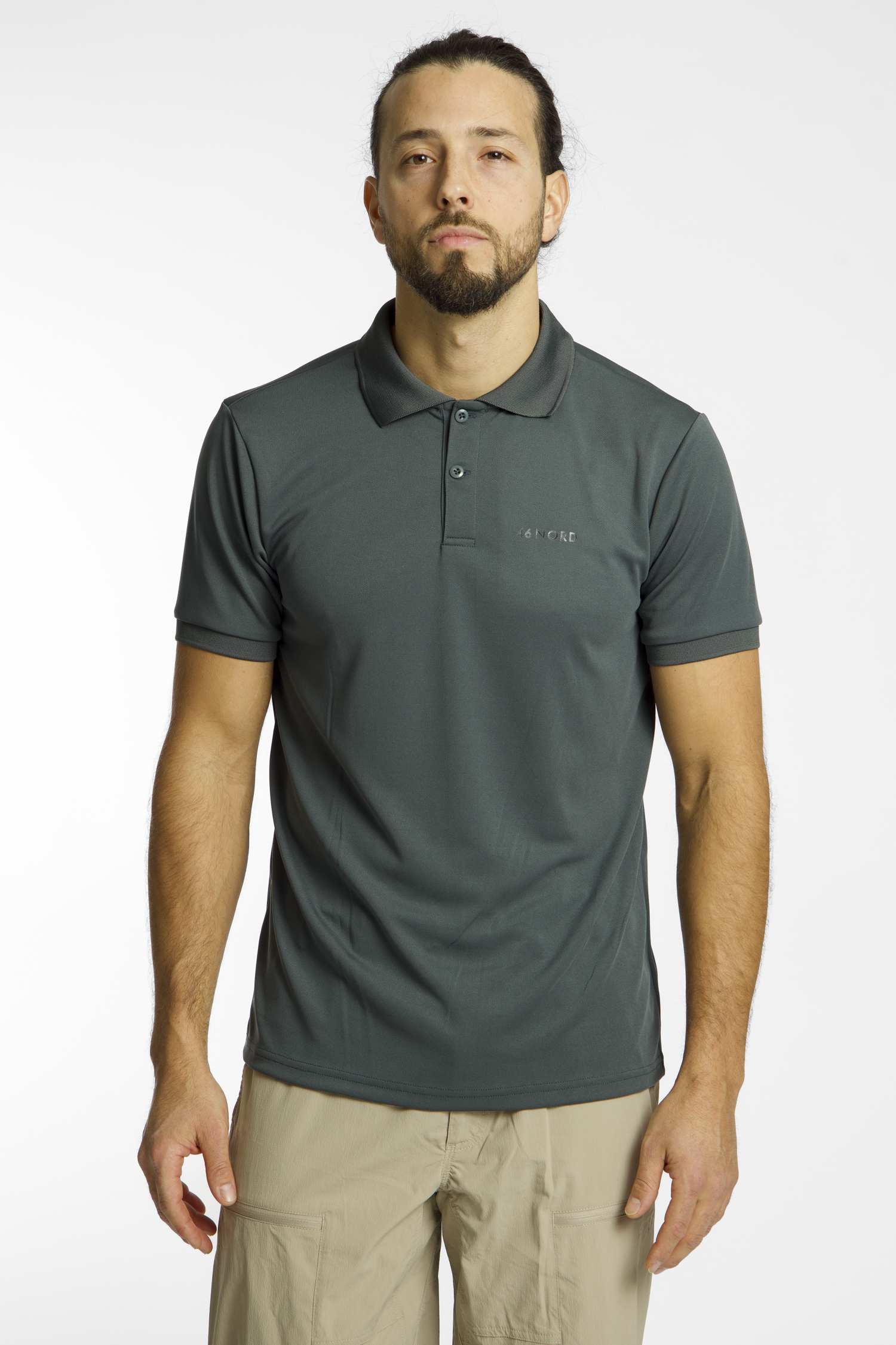 Image of 46 NORD Herren Poloshirt Grau, Herren, Größe: L