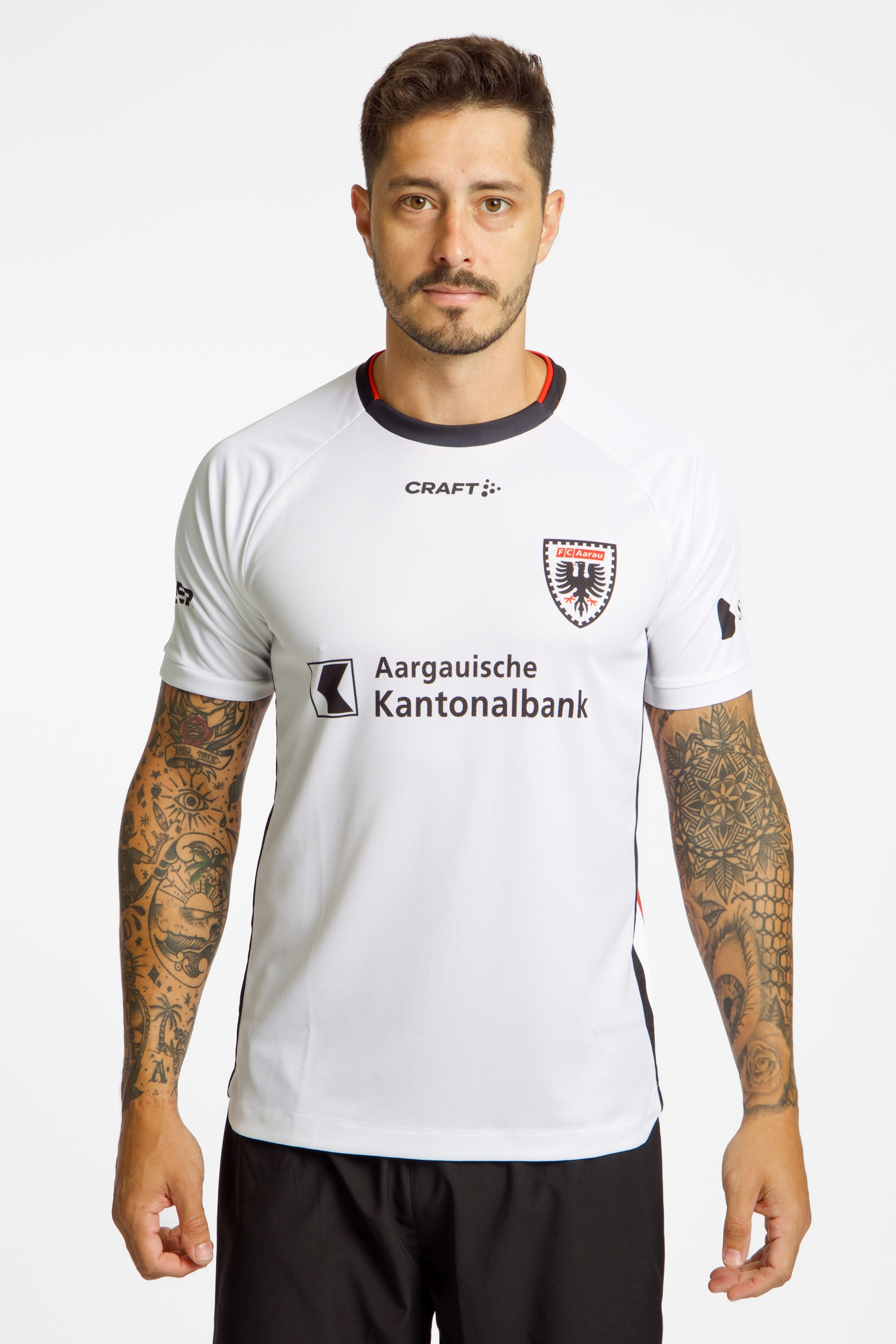 Image of Craft FC Aarau Home Replica Herren Fussballtrikot 25/26 Weiss, Herren, Größe: S
