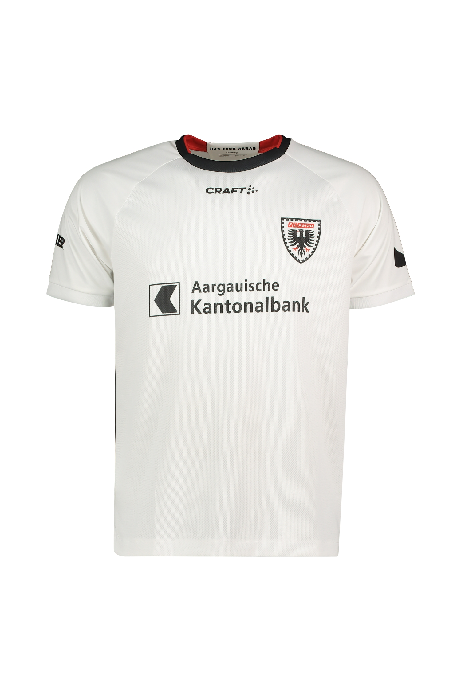 Image of Craft FC Aarau Home Replica Kinder Fussballtrikot 25/26 Weiss, , Größe: 128