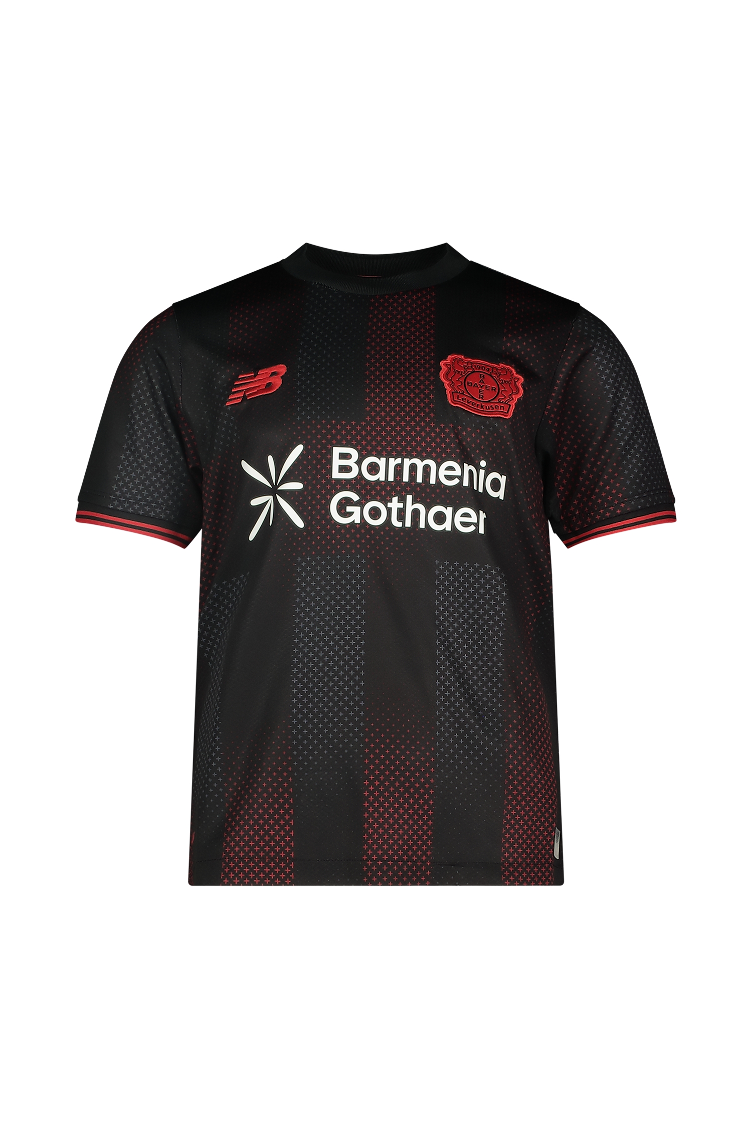 Image of New Balance Bayer 04 Leverkusen Home Kinder Fussballtrikot 25/26 Schwarz, , Größe: 140