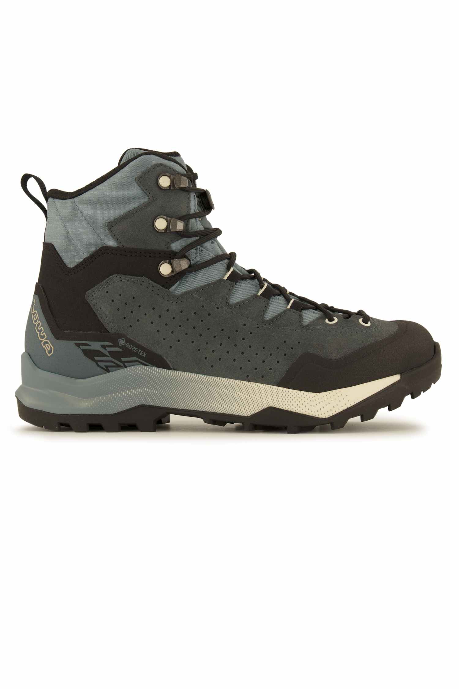 Image of LOWA Explorer Mid Gore-Tex® Damen Wanderschuh Blau, Damen, Größe: 4 1/2