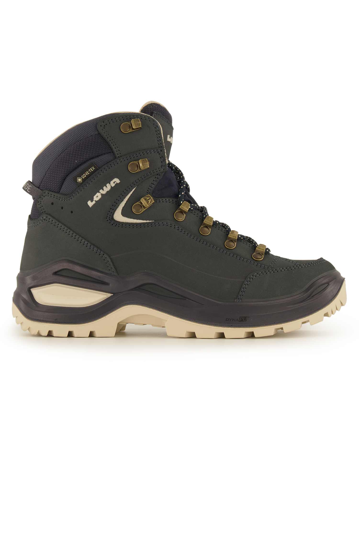 LOWA Renegade Evo Gore-Tex® Damen Wanderschuh Blau, Damen, Größe: 5 1/2