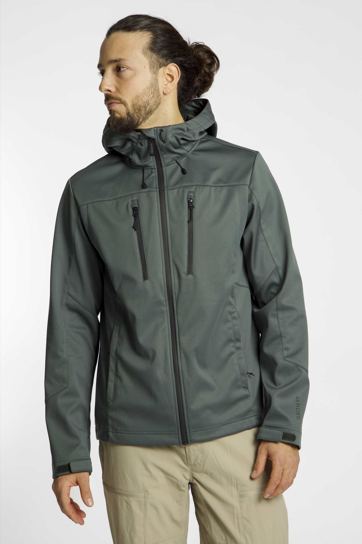 Image of 46 NORD Herren Softshelljacke Grau, Herren, Größe: L
