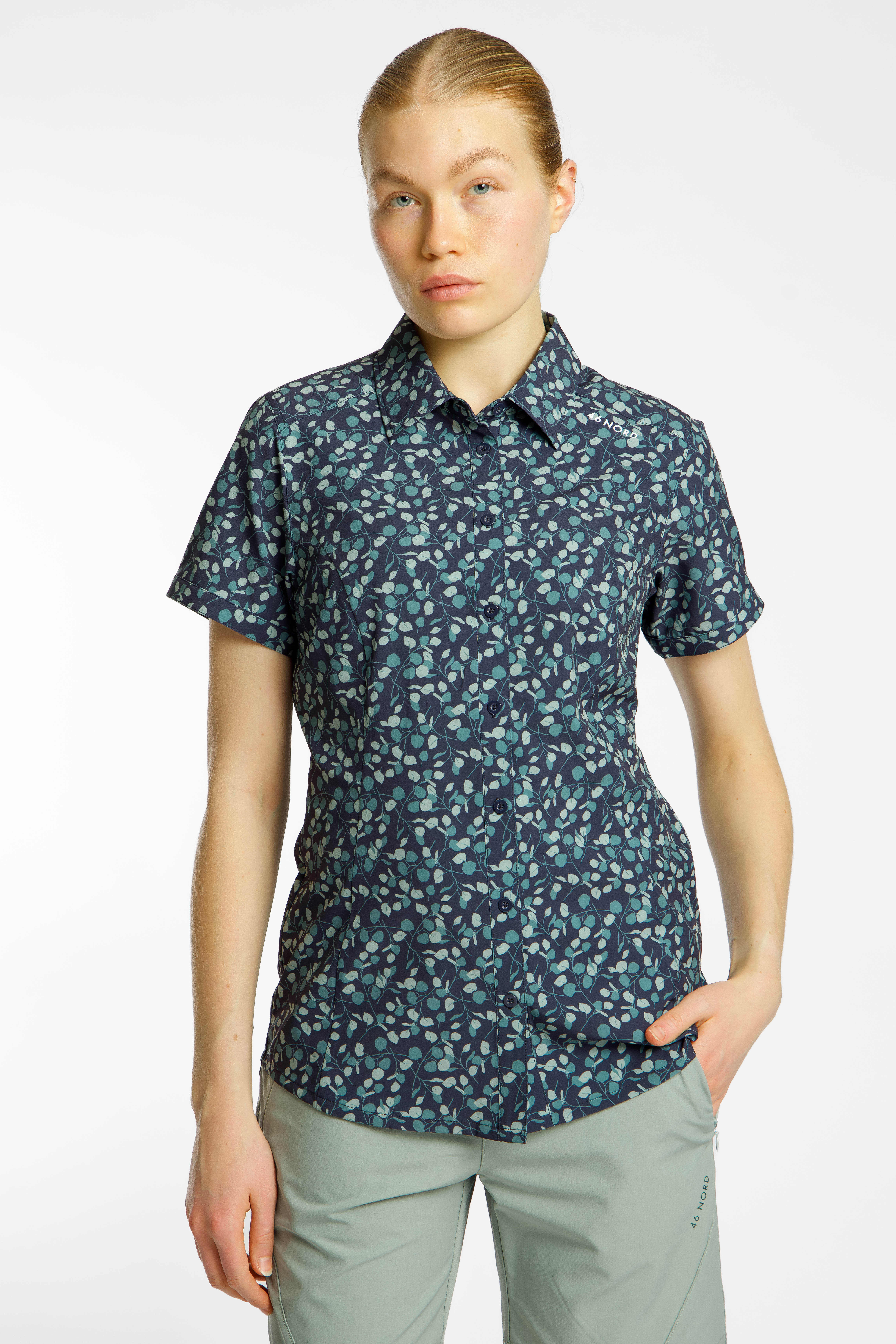 Image of 46 NORD Damen Wanderbluse Türkis, Damen, Größe: 36