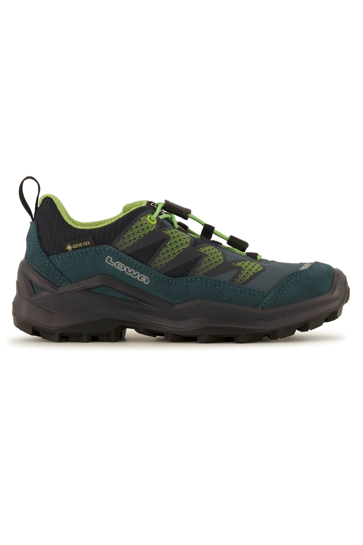 Image of LOWA Maddox Pro Low Gore-Tex® 23-35 Kinder Trekkingschuh Blau, , Größe: 23