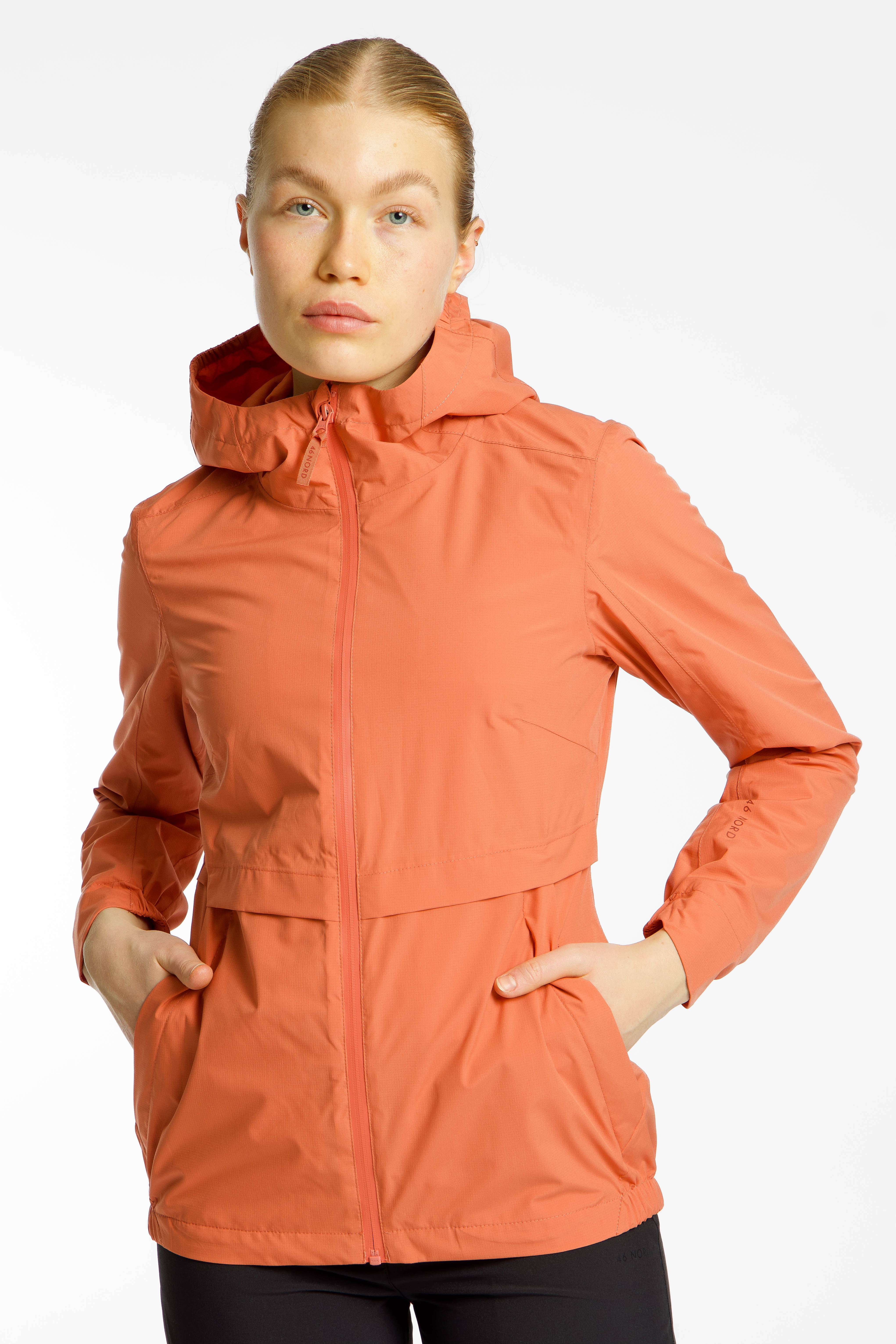 46 NORD 2L Damen Regenjacke Orange, Damen, Größe: 40