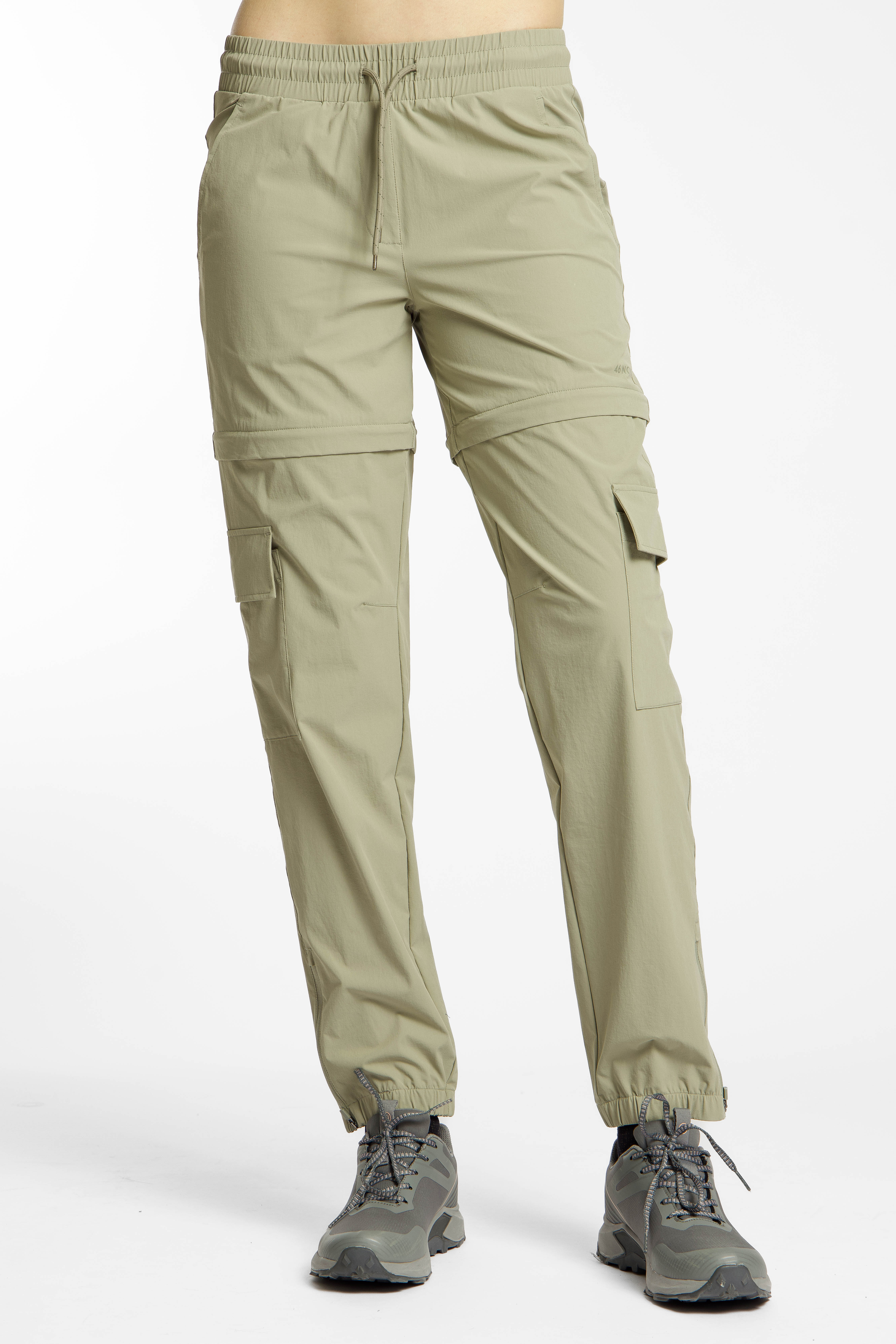 Image of 46 NORD Zip-Off Damen Wanderhose Beige, Damen, Größe: 34