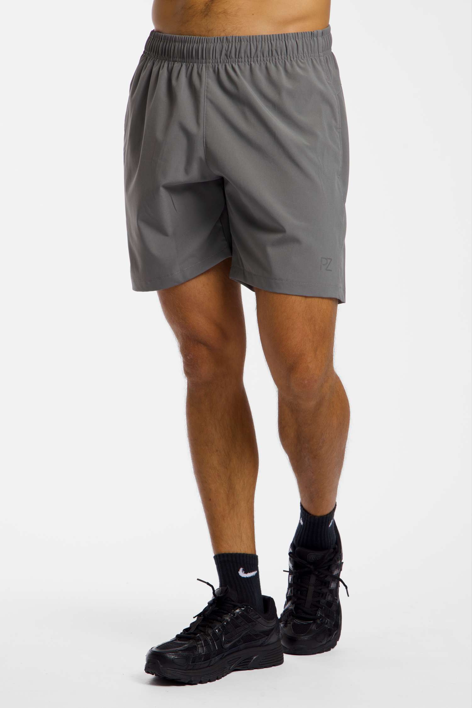 Image of POWERZONE 7" Herren Short Grau, Herren, Größe: L