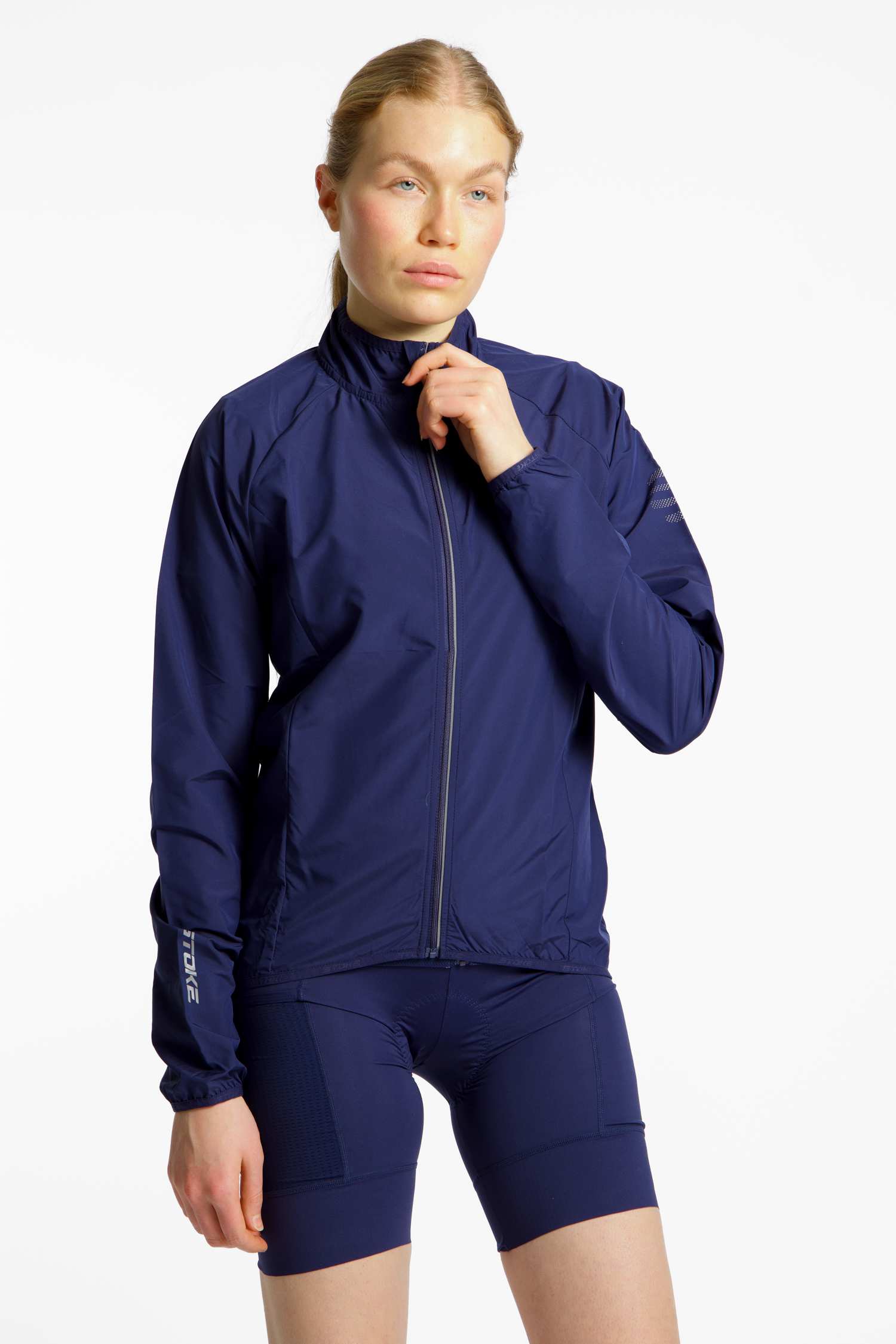 Image of Stoke Clava Wind Damen Bikejacke Blau, Damen, Größe: XS