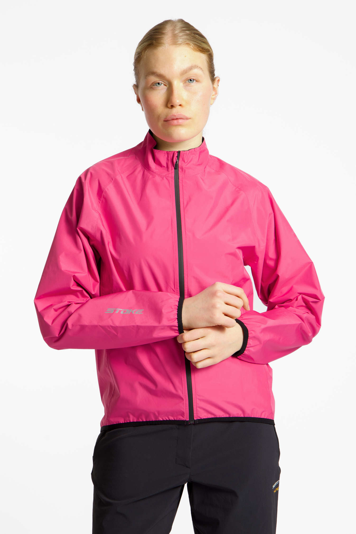 Image of Stoke Coro Rain Damen Bikejacke Pink, Damen, Größe: L