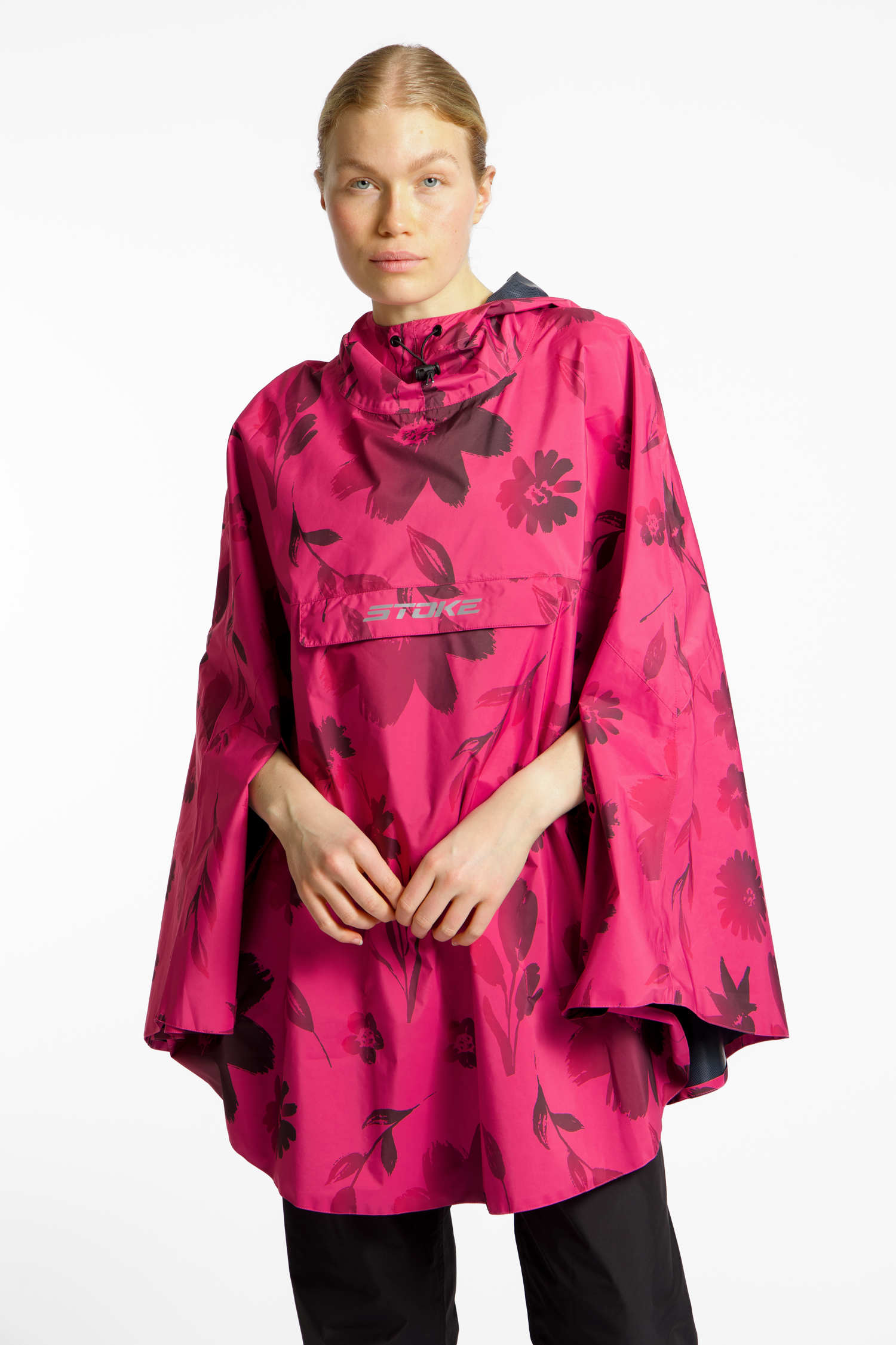 Image of Stoke Ranuna Damen Regenponcho Pink, Damen, Größe: L/XL