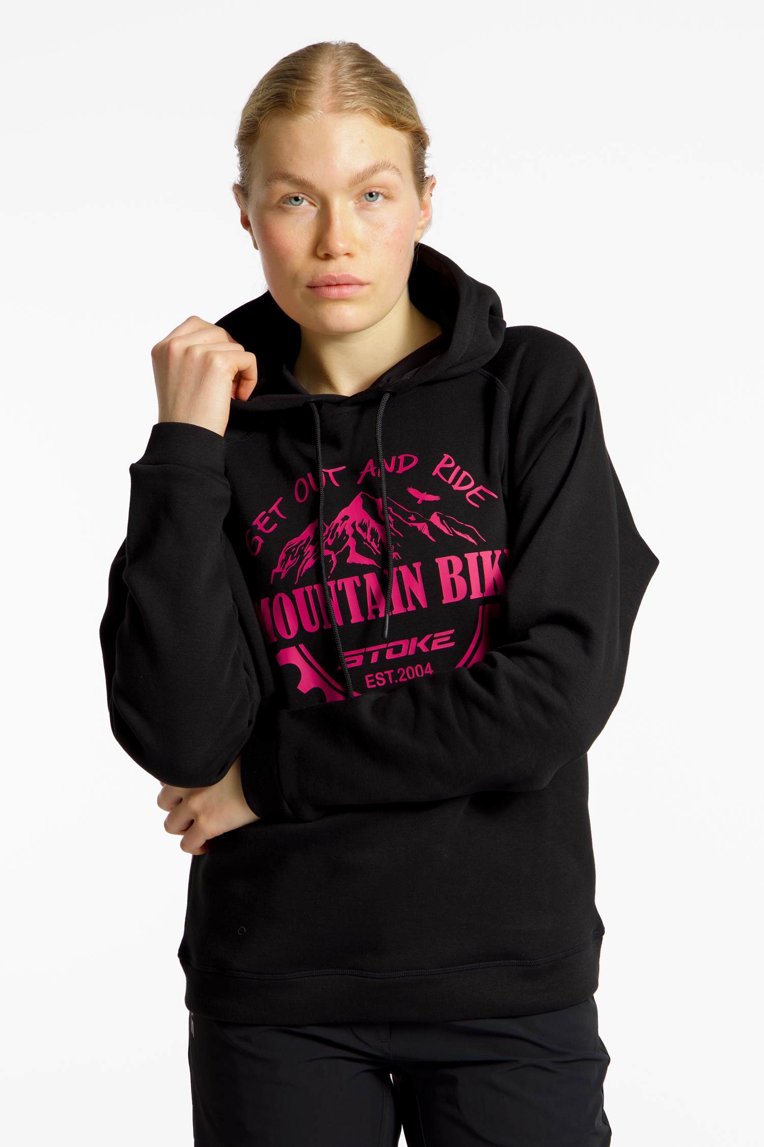 Image of Stoke Ilex Damen Hoodie Schwarz, Damen, Größe: M