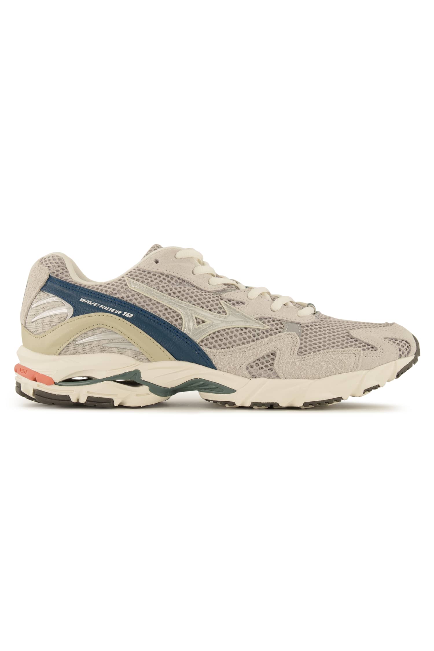 Image of Mizuno Wave Rider 10 Premium Herren Sneaker Blau, Herren, Größe: 10