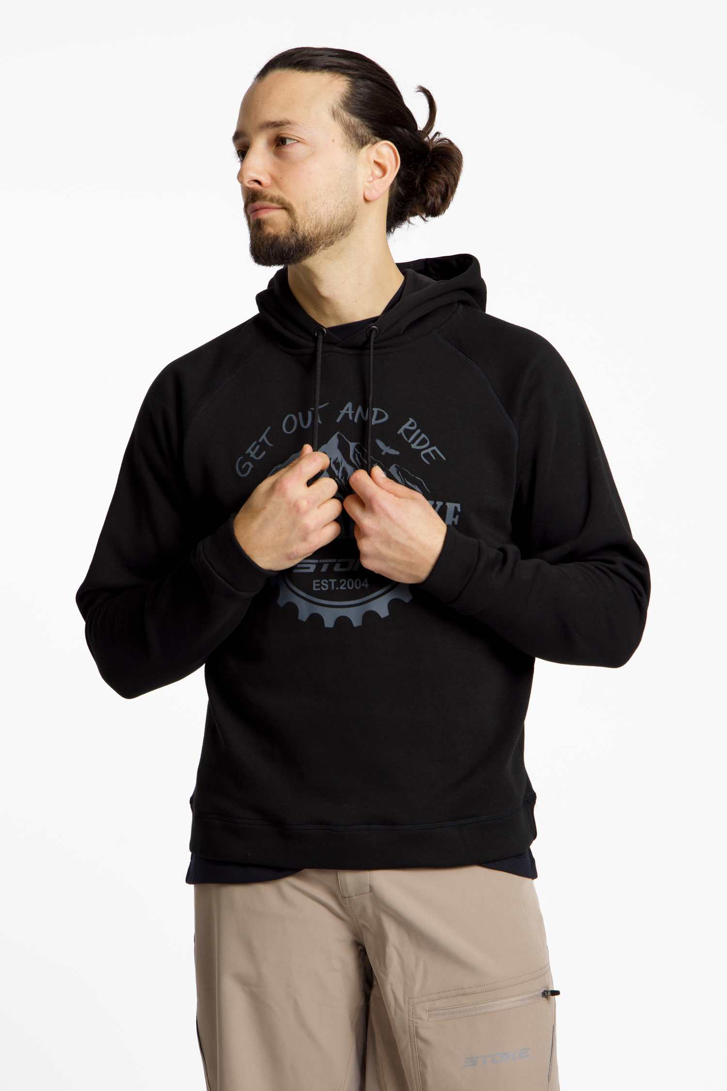Image of Stoke Ribes Herren Hoodie Schwarz, Herren, Größe: L